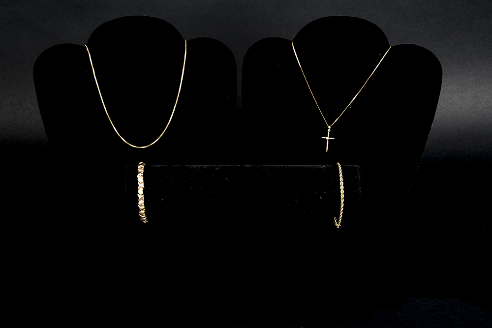 Gold Bracelets and Necklaces