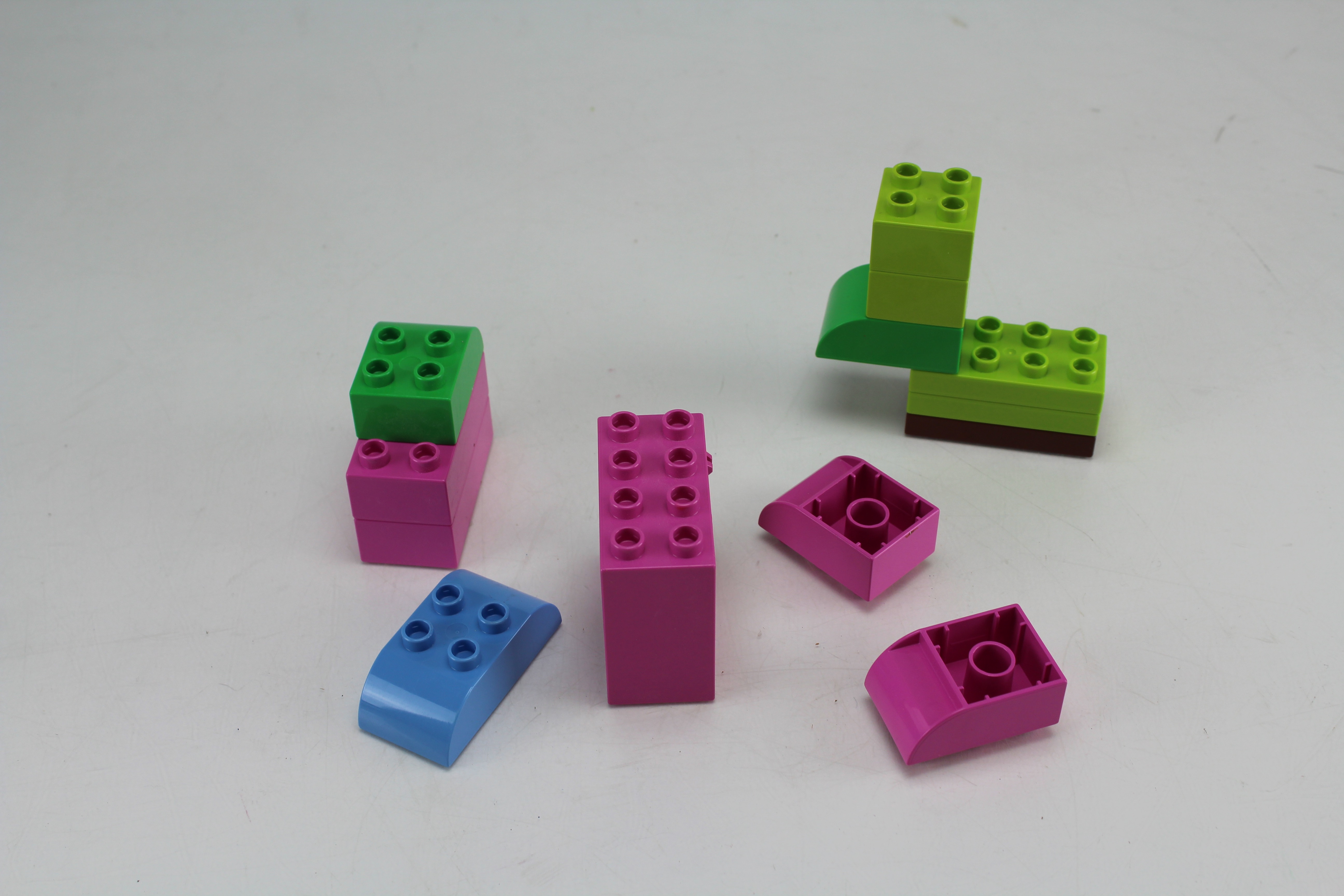 Random Assortment Of Toys In Toy Cube