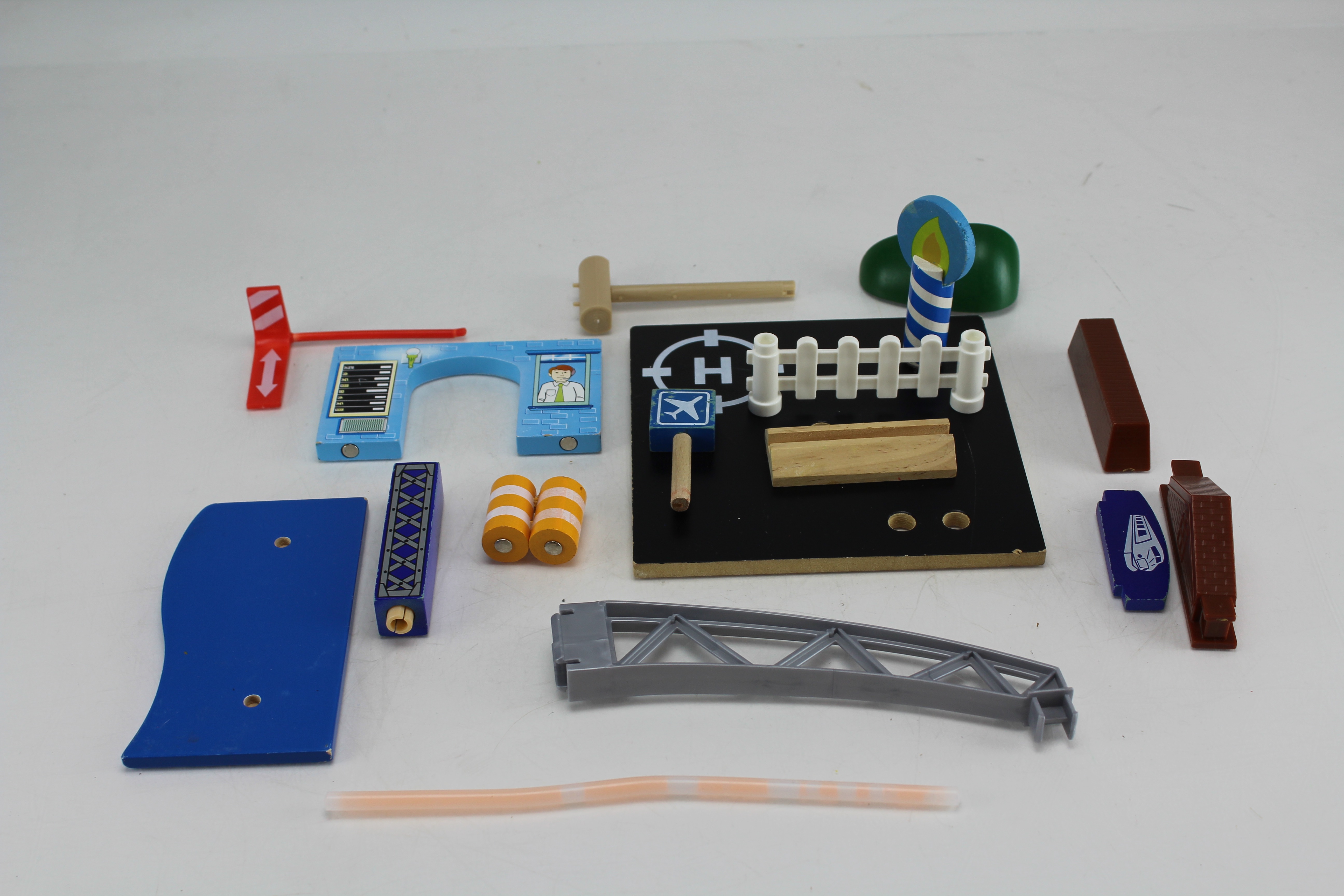 Random Assortment Of Toys In Toy Cube