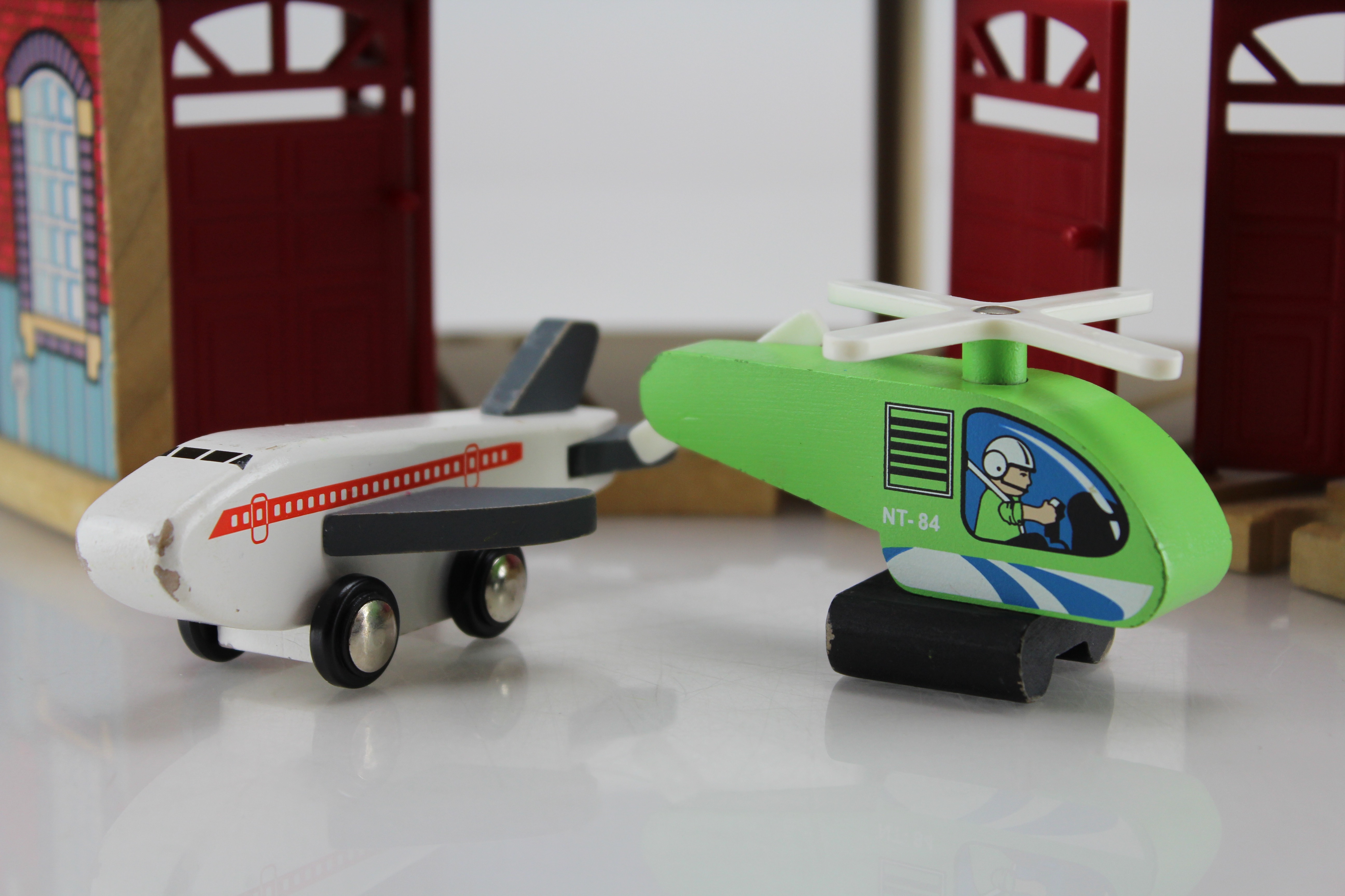 Random Assortment Of Toys In Toy Cube