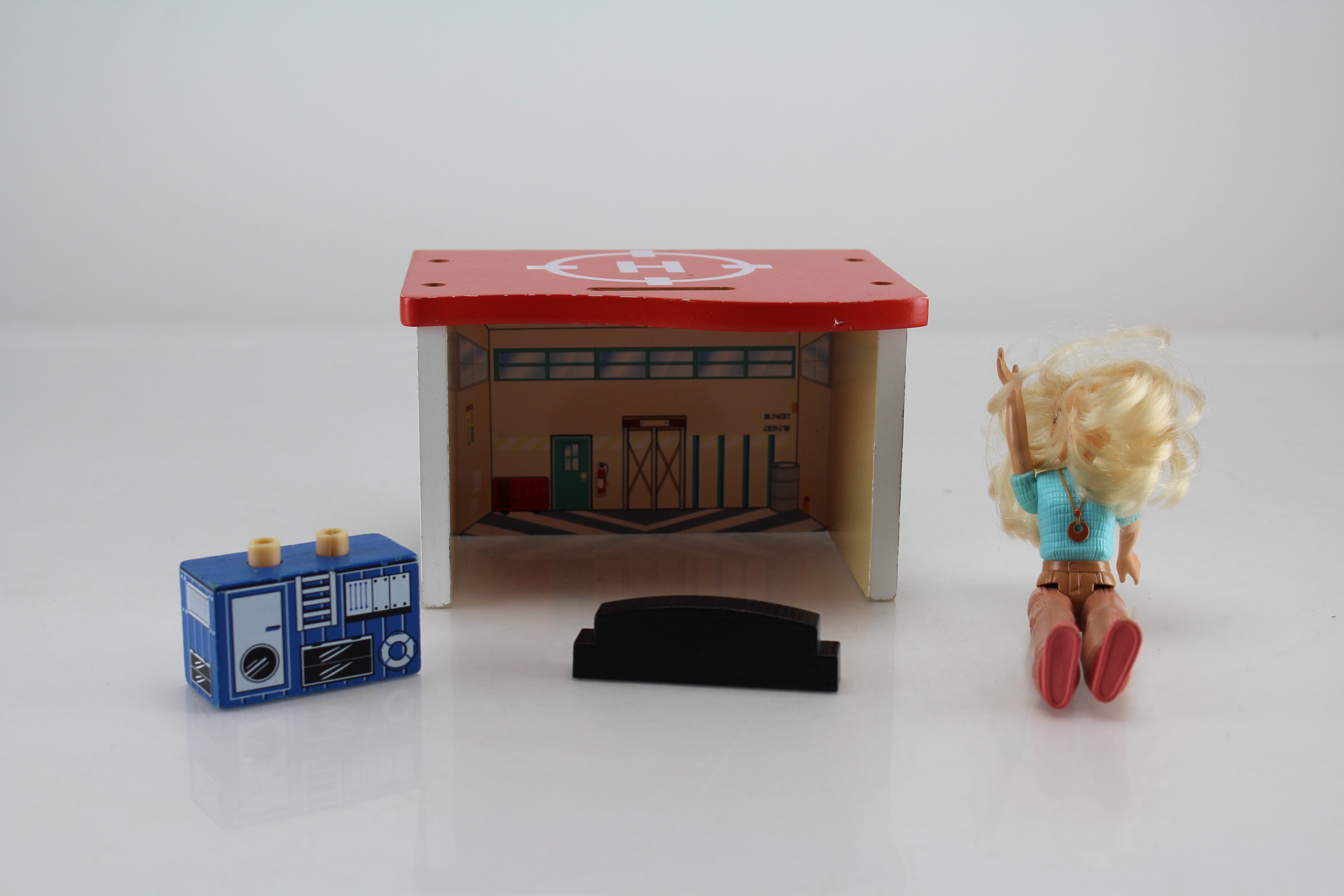 Random Assortment Of Toys In Toy Cube