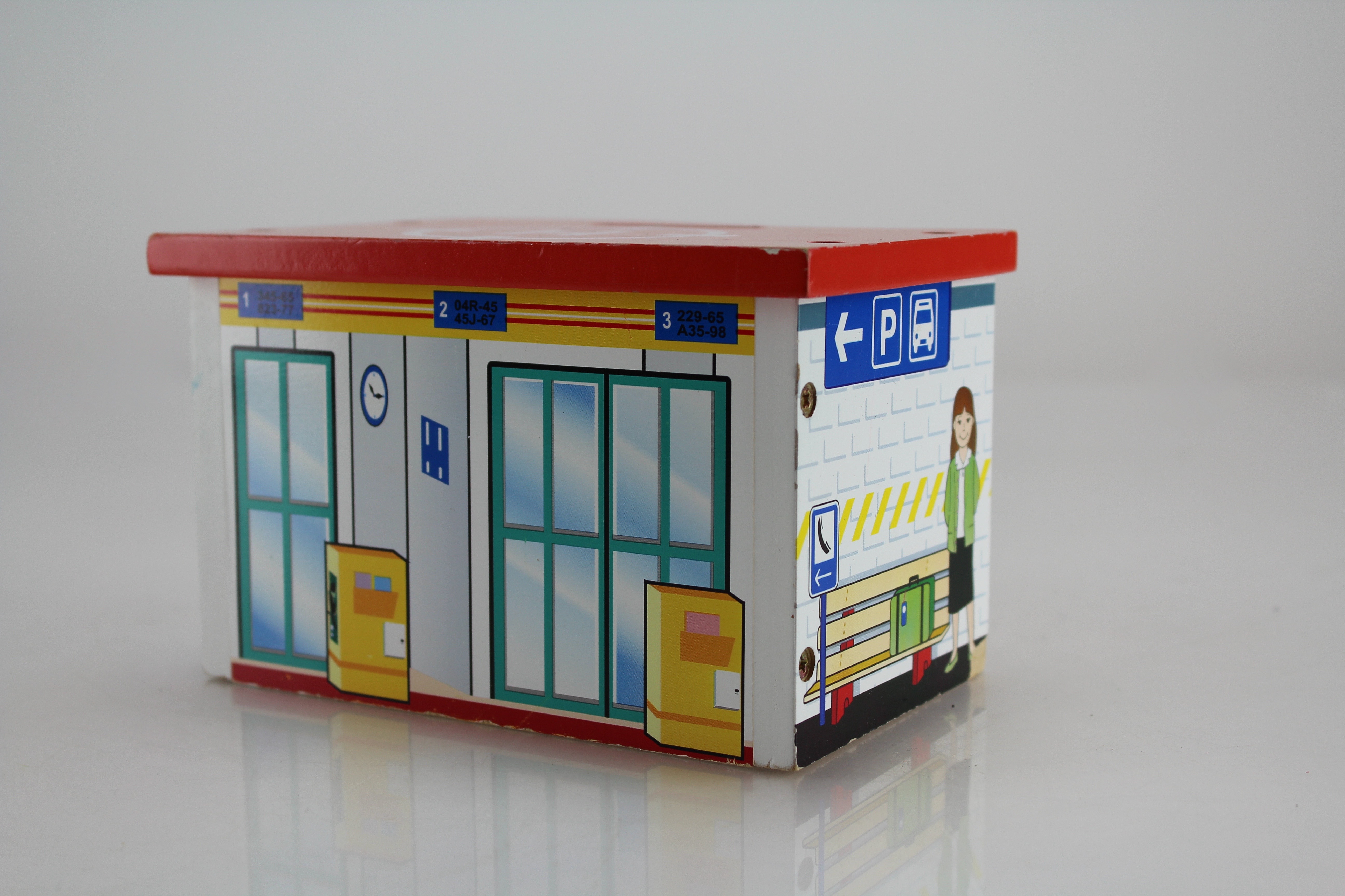 Random Assortment Of Toys In Toy Cube