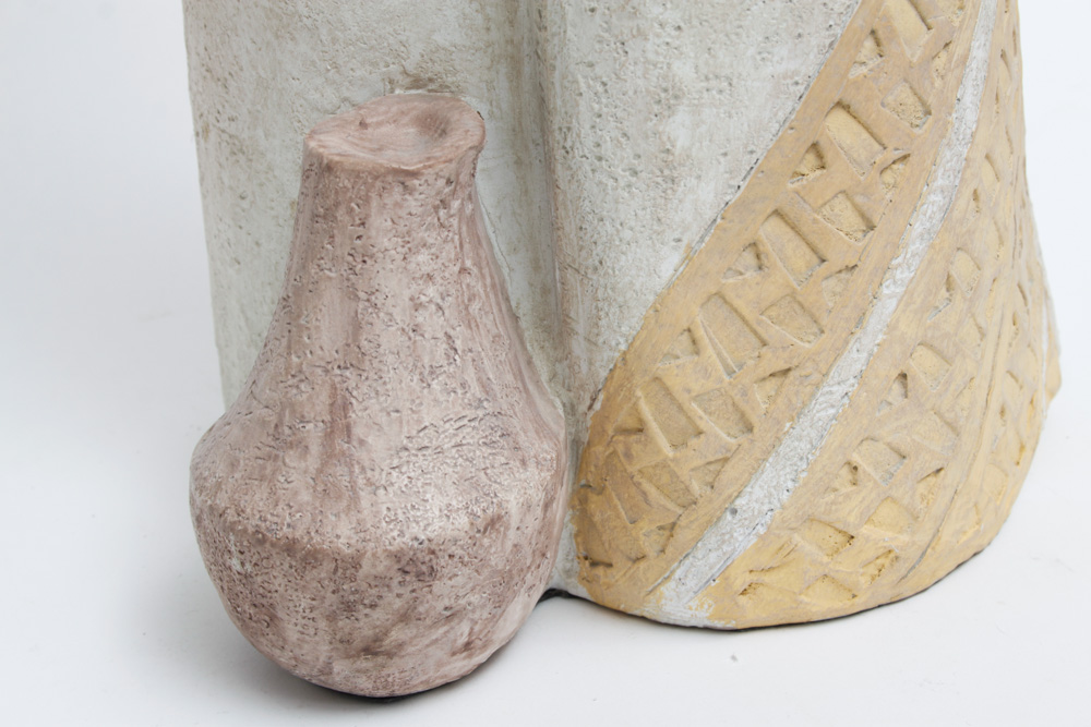 Large Terracotta Statue of Three Native American Women