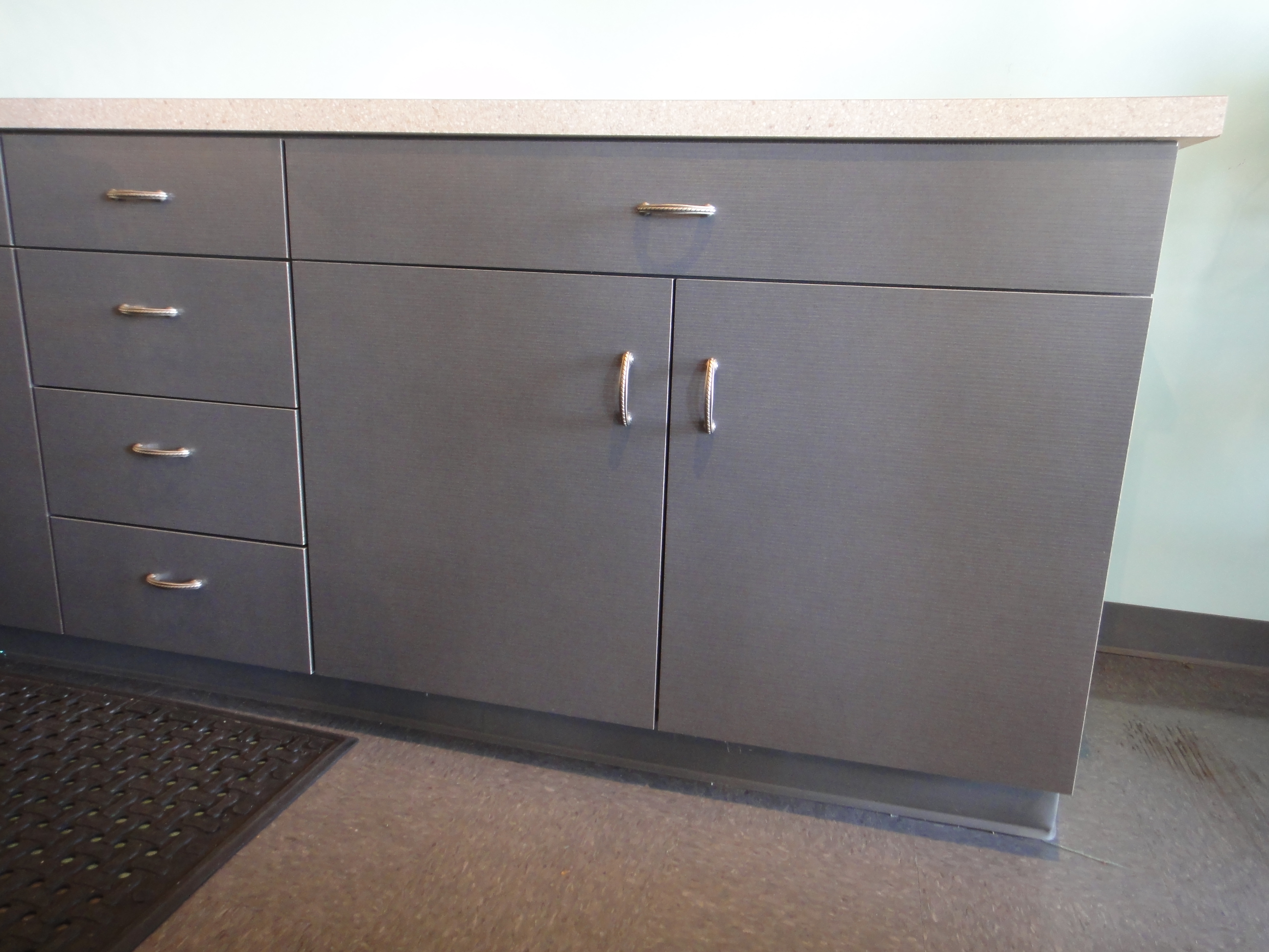 Custom Built Laminate Cabinet Made by Thomas Cabinet Shop