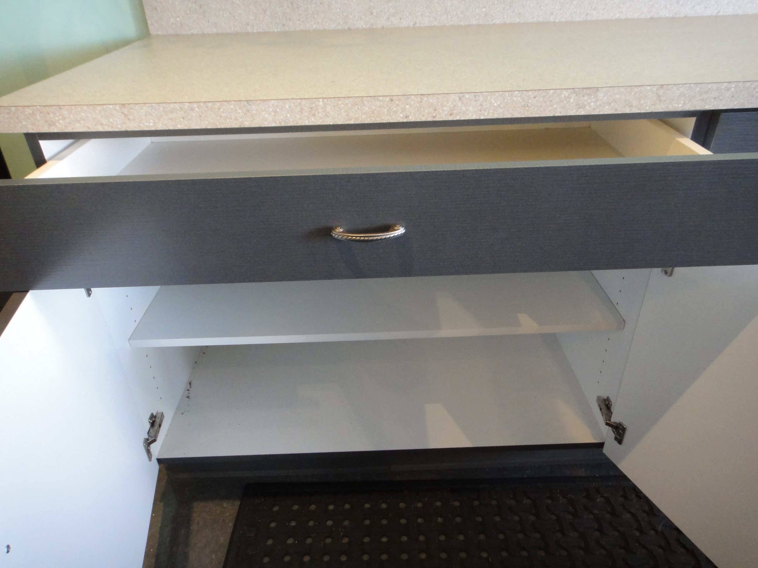 Custom Built Laminate Cabinet Made by Thomas Cabinet Shop