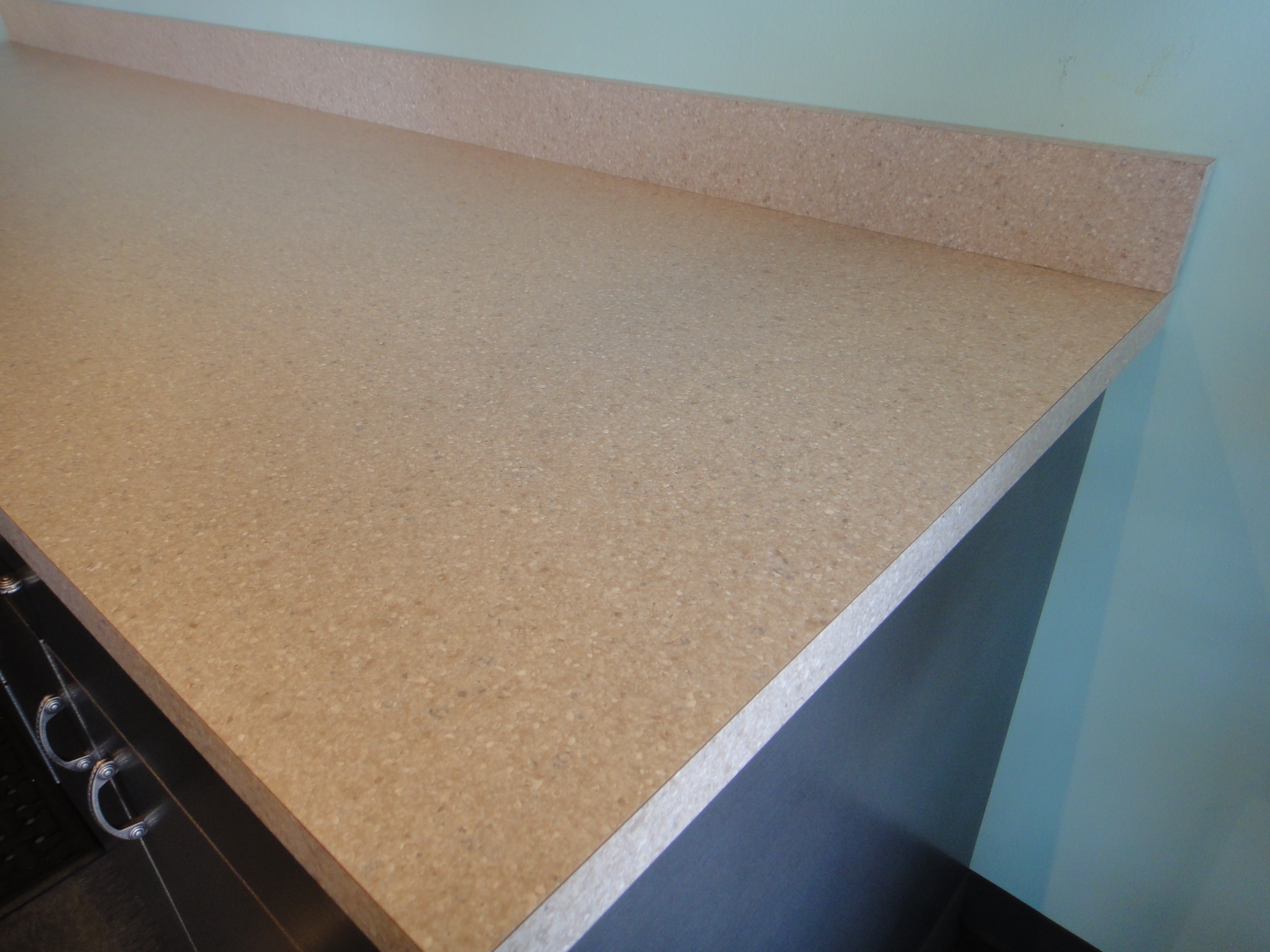 Custom Built Laminate Cabinet Made by Thomas Cabinet Shop