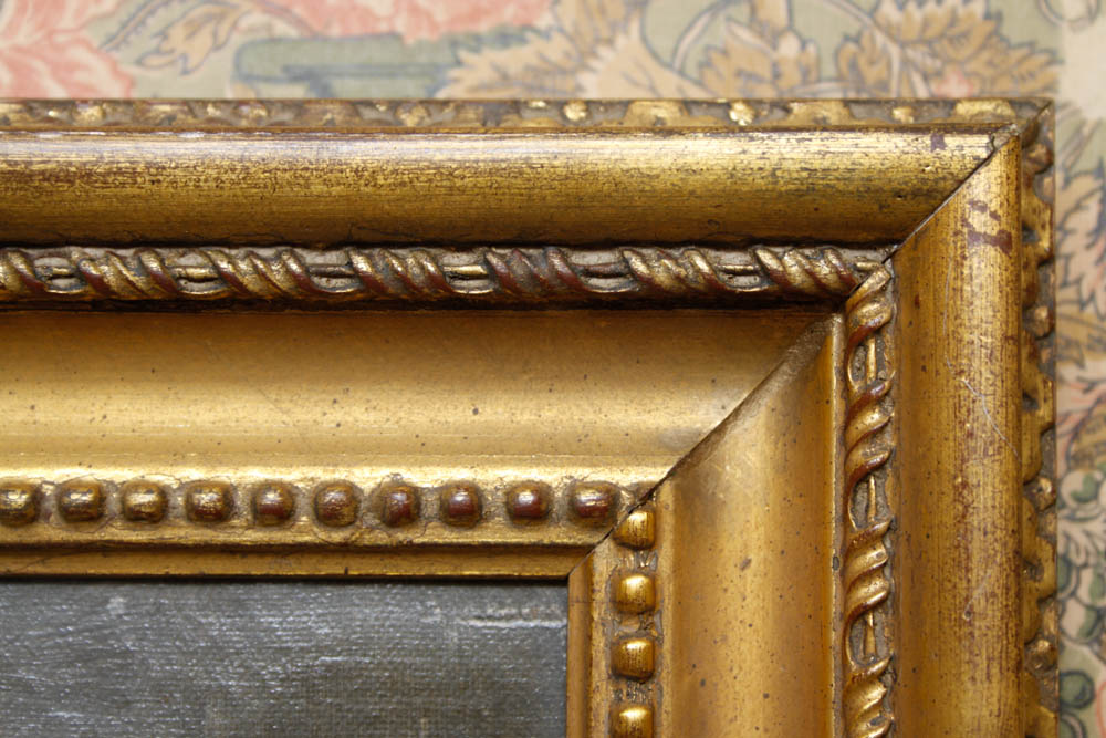 Collender Goldsmith 19th Century Equestrian Portrait Oil