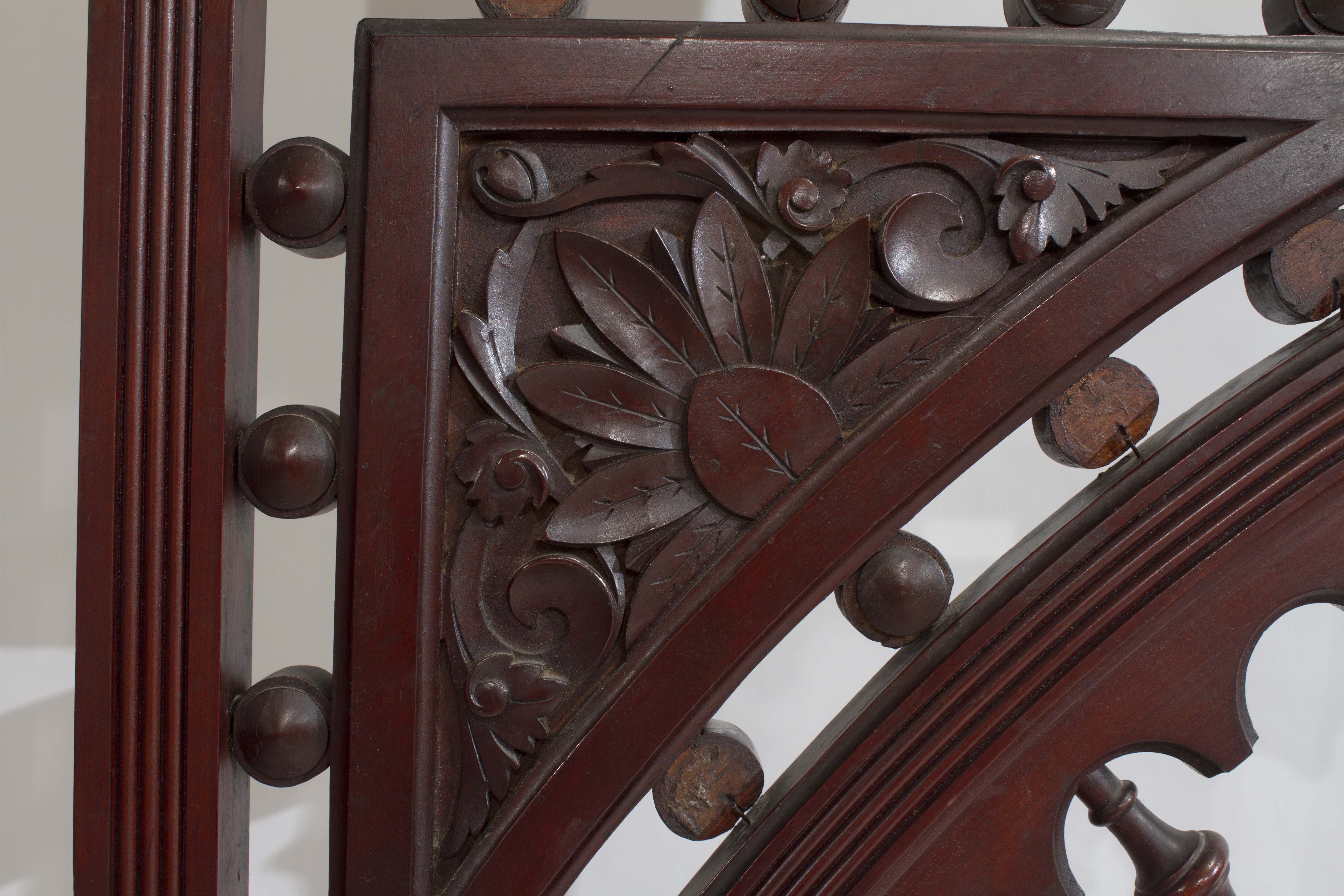 Victorian Mahogany Hall Tree