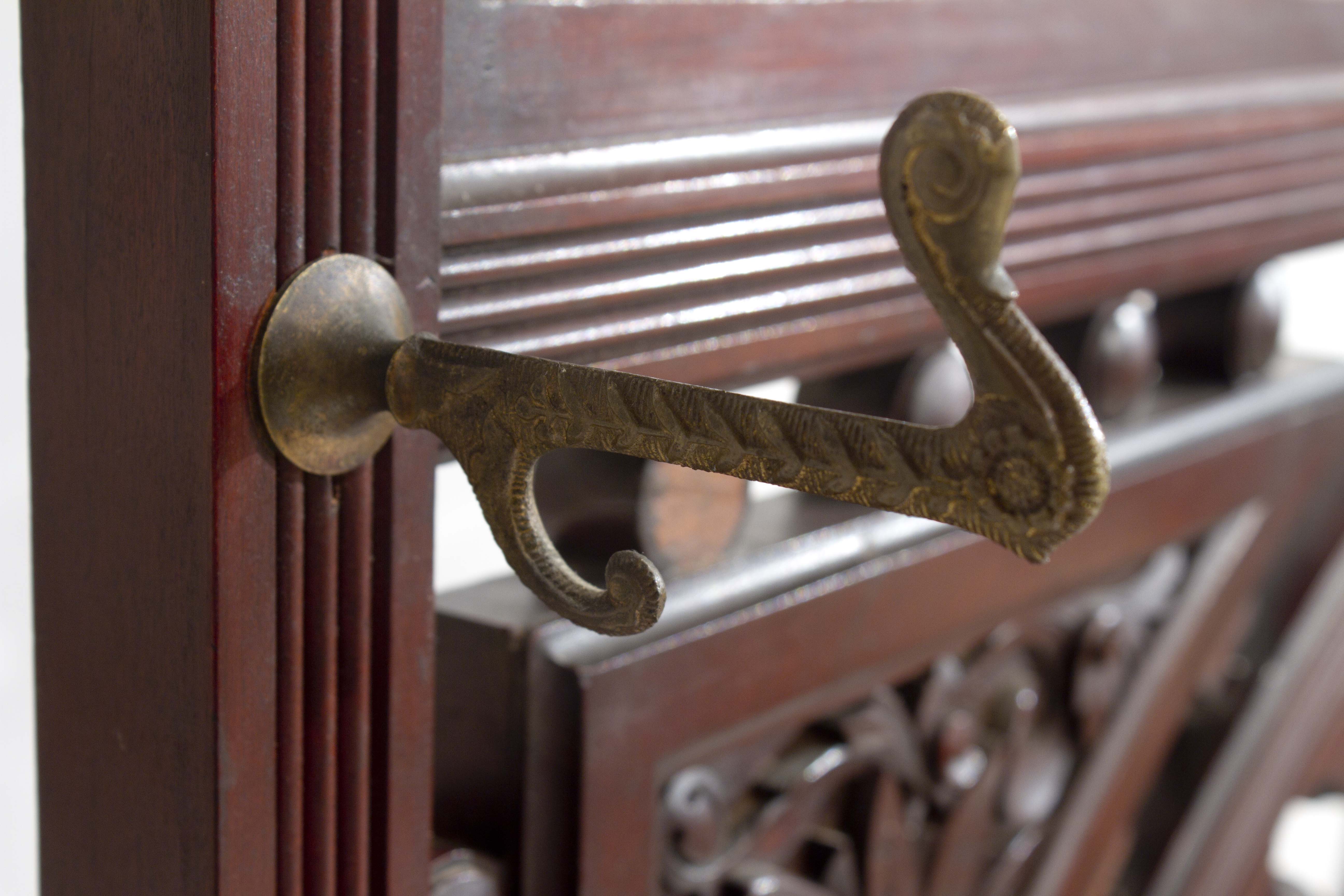 Victorian Mahogany Hall Tree