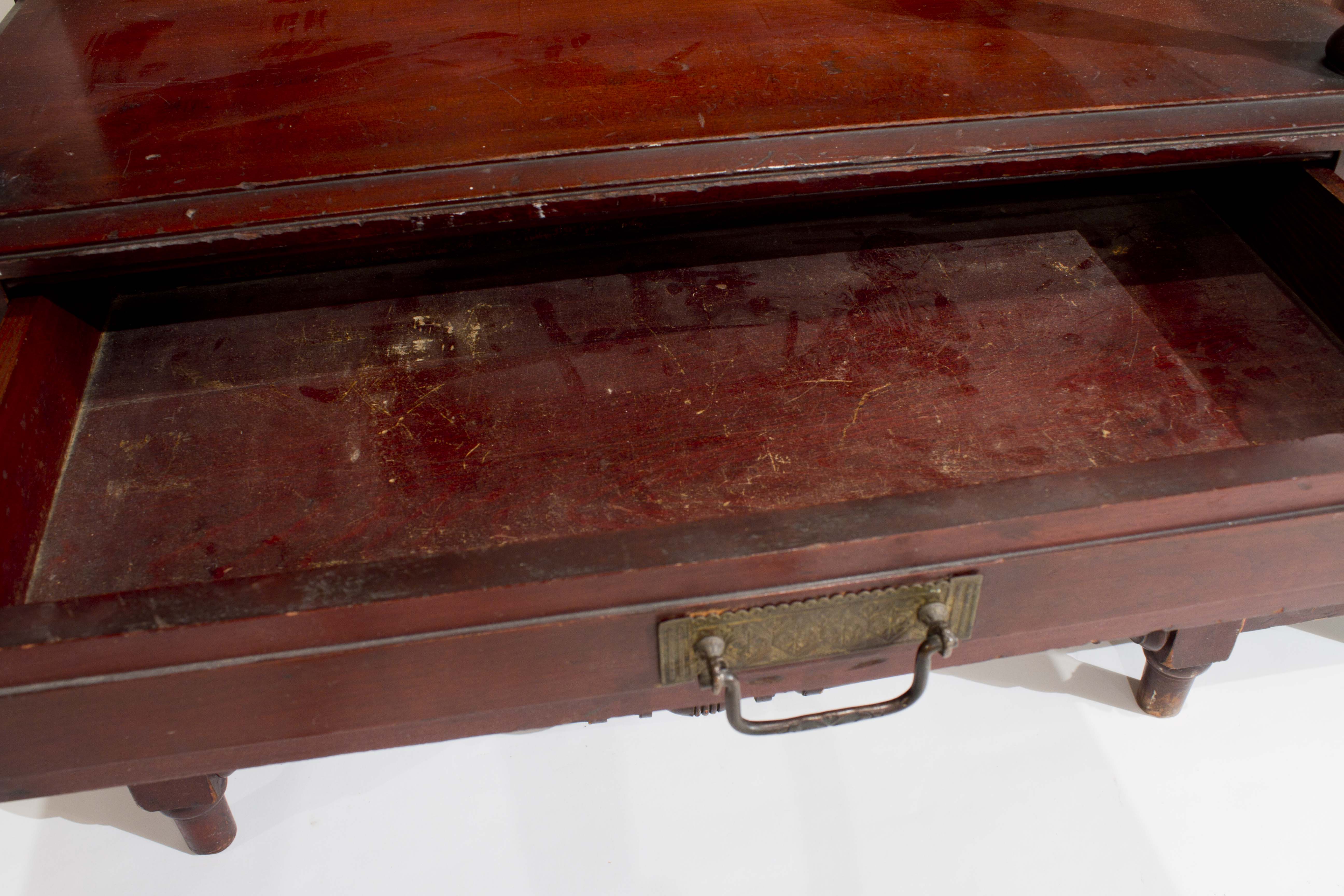 Victorian Mahogany Hall Tree