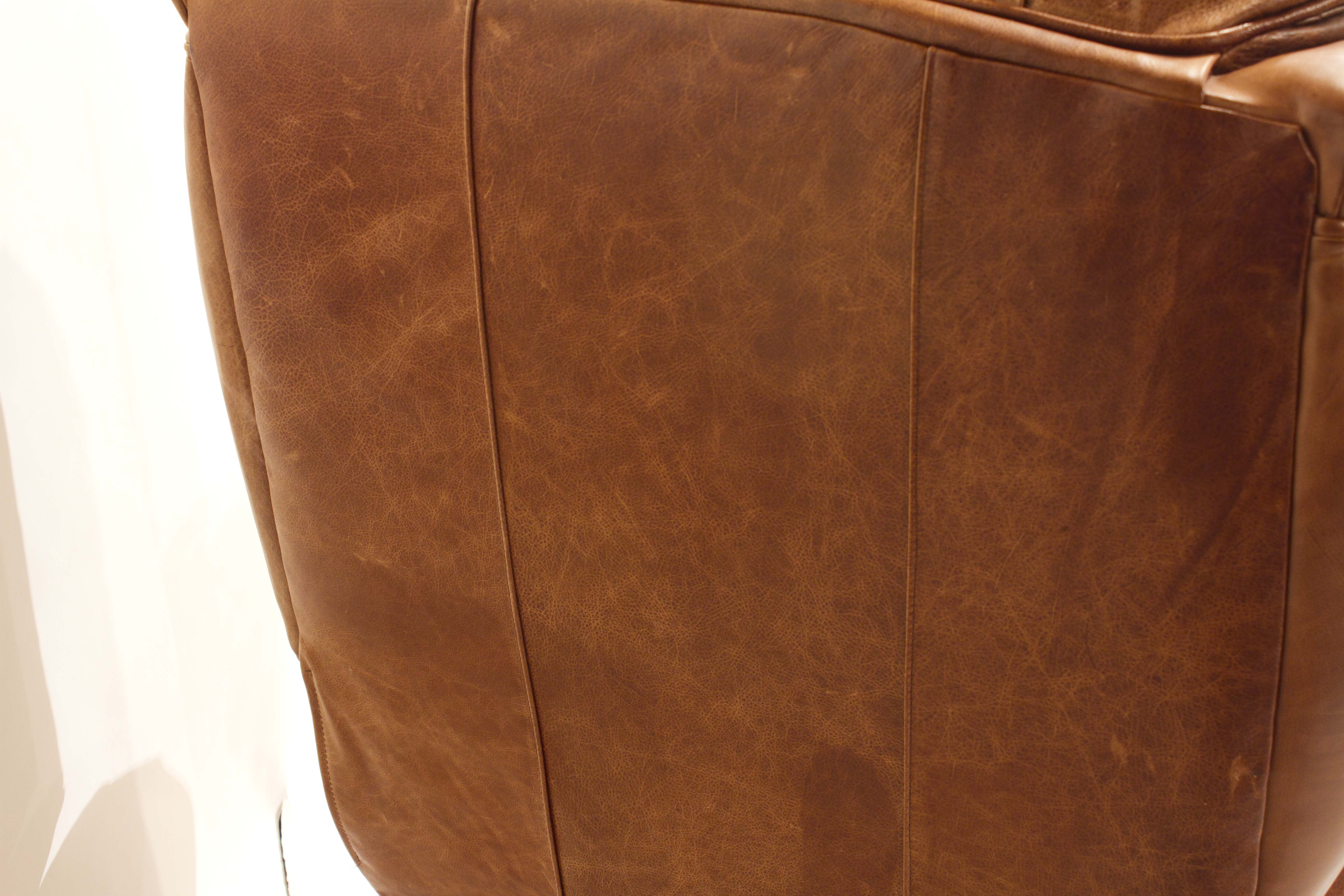 Bradington Young Leather Recliner with Ottoman