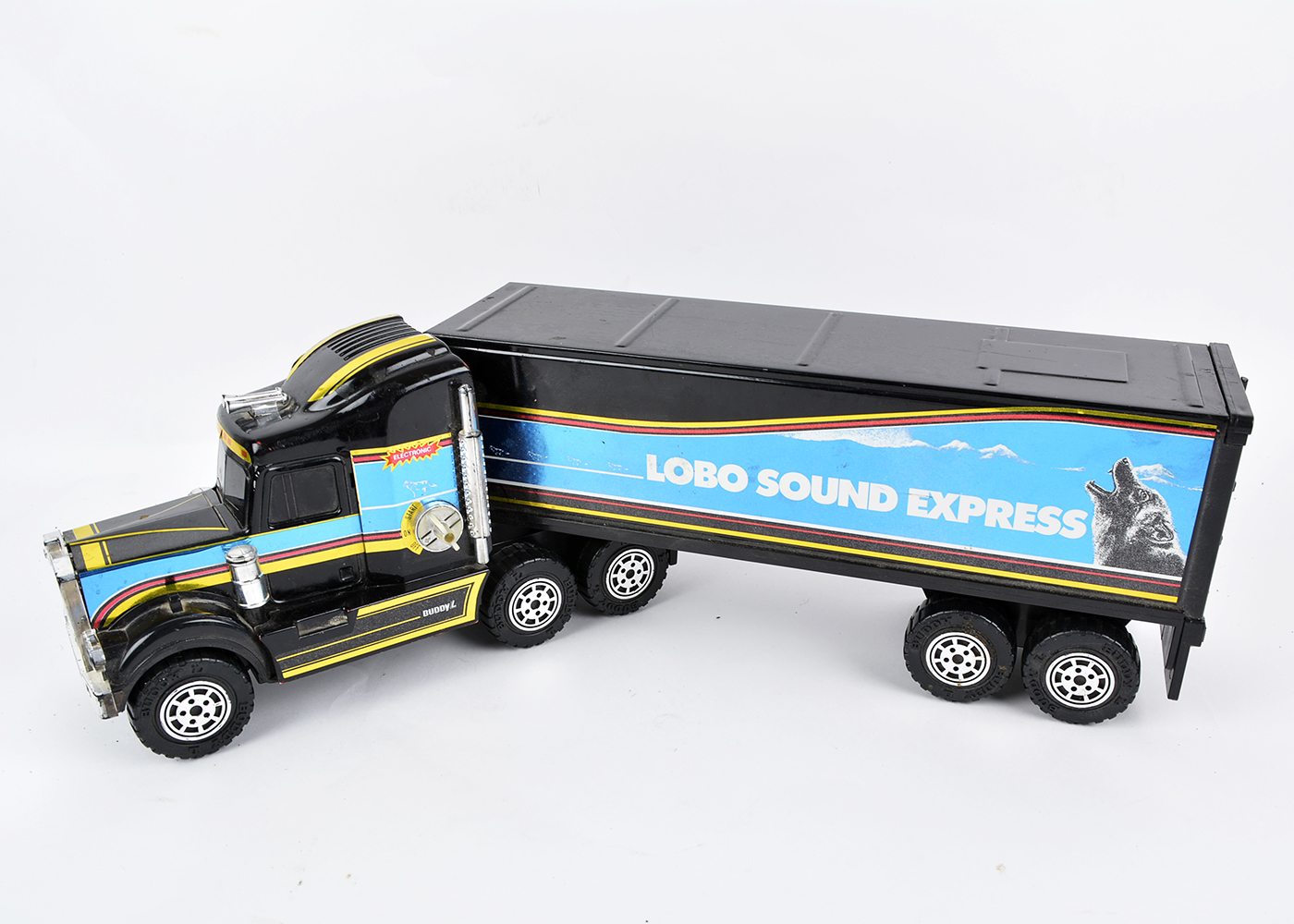 Buddy L Lobo Sound Express Electronic Toy Transfer Semi Truck