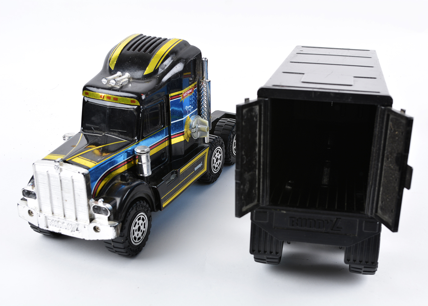 Buddy L Lobo Sound Express Electronic Toy Transfer Semi Truck