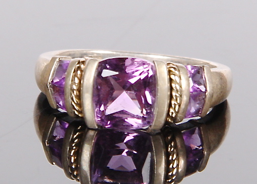 Sterling Silver Amethyst Ring