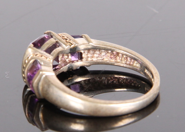 Sterling Silver Amethyst Ring
