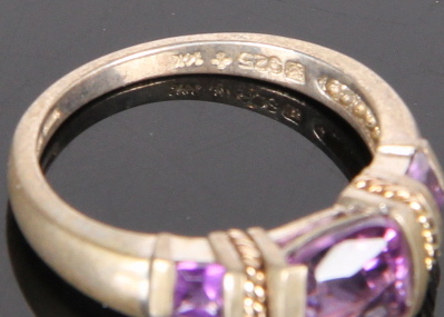 Sterling Silver Amethyst Ring