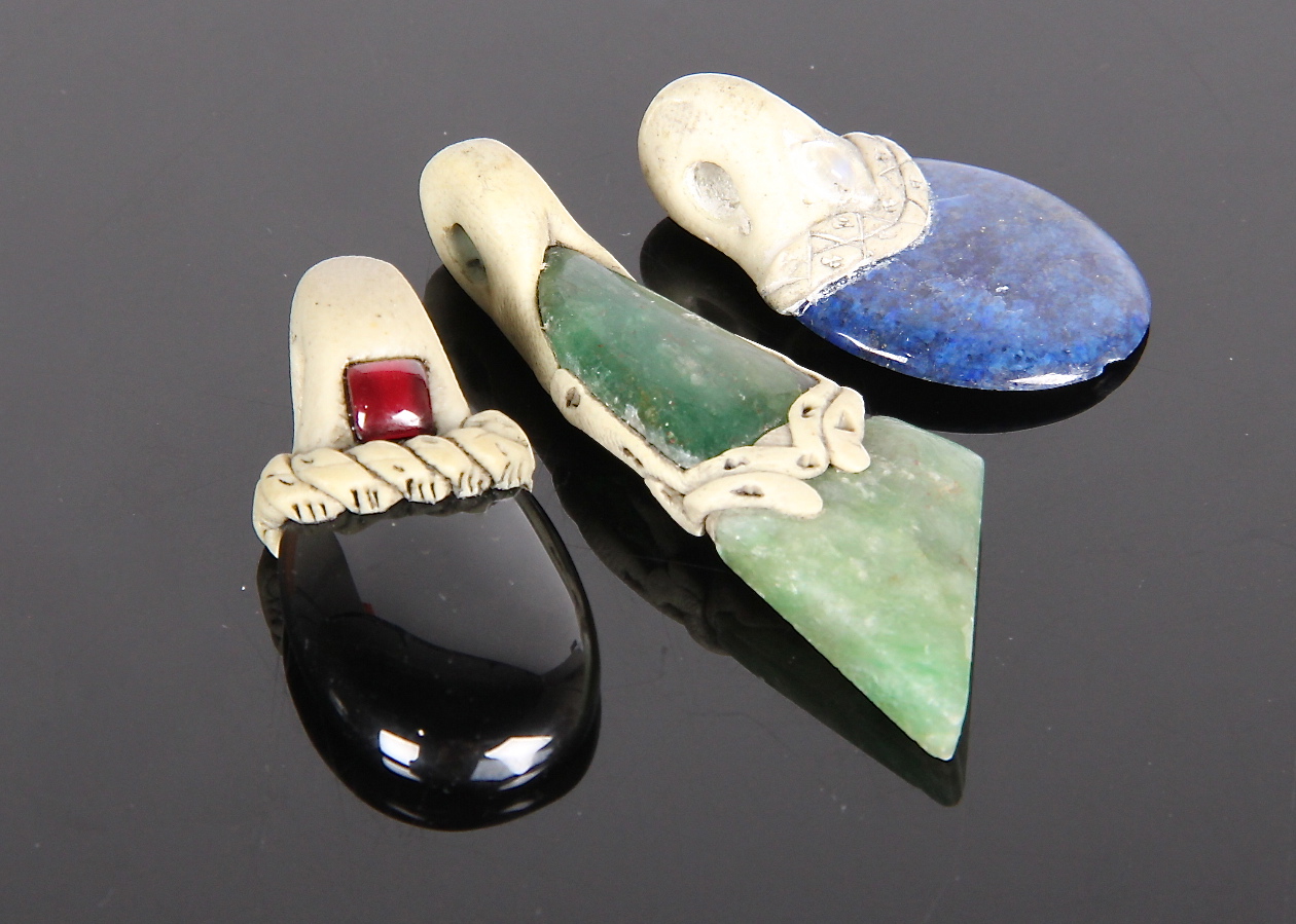 Precious Stone Arts and Crafts Pendants