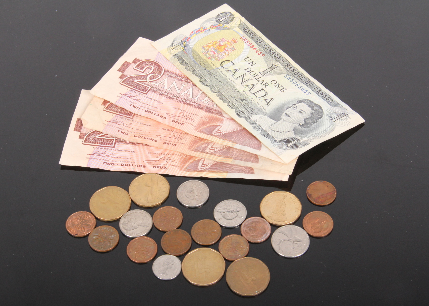 Vintage Canadian Coins and Currency