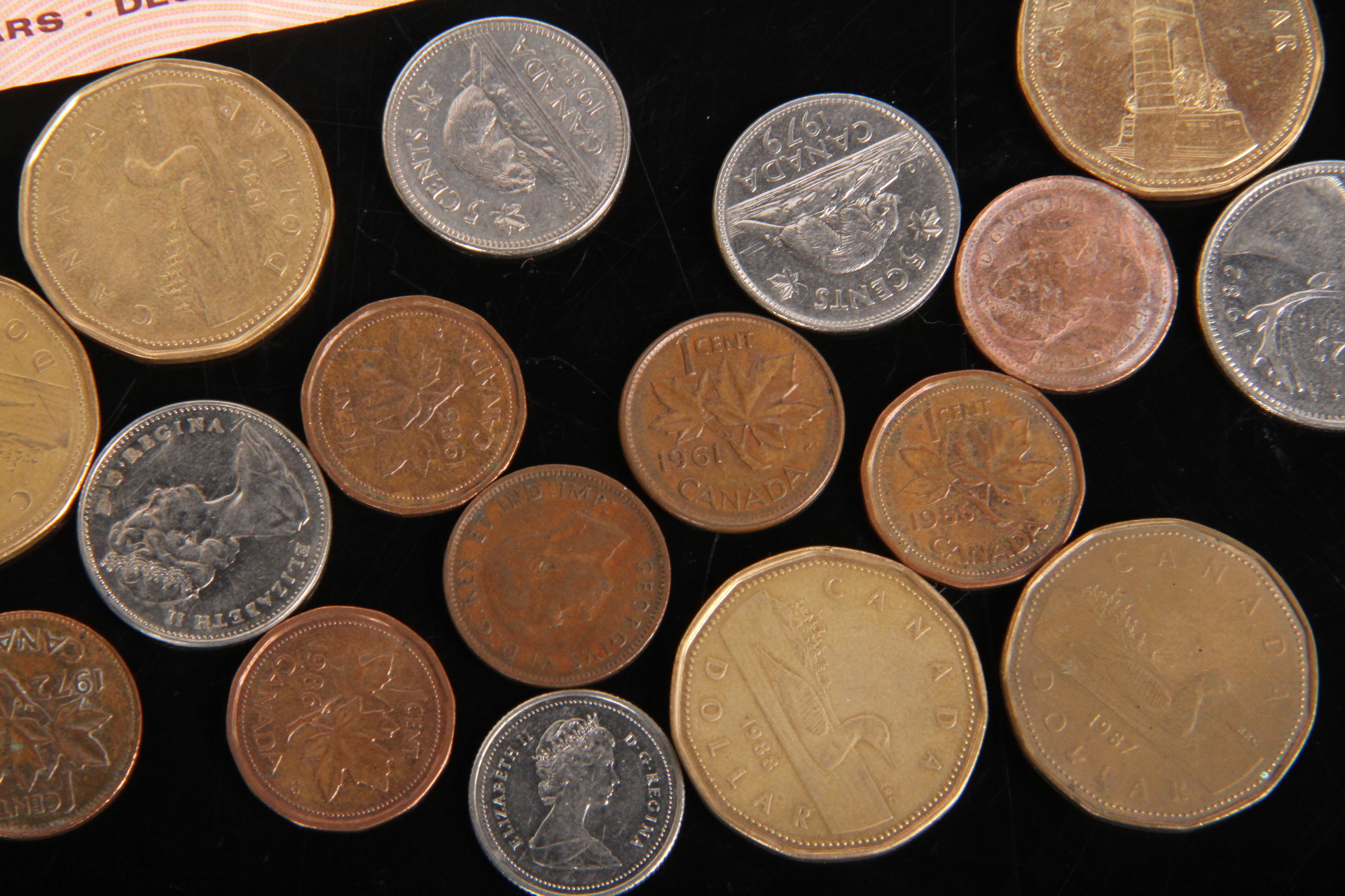 Vintage Canadian Coins and Currency