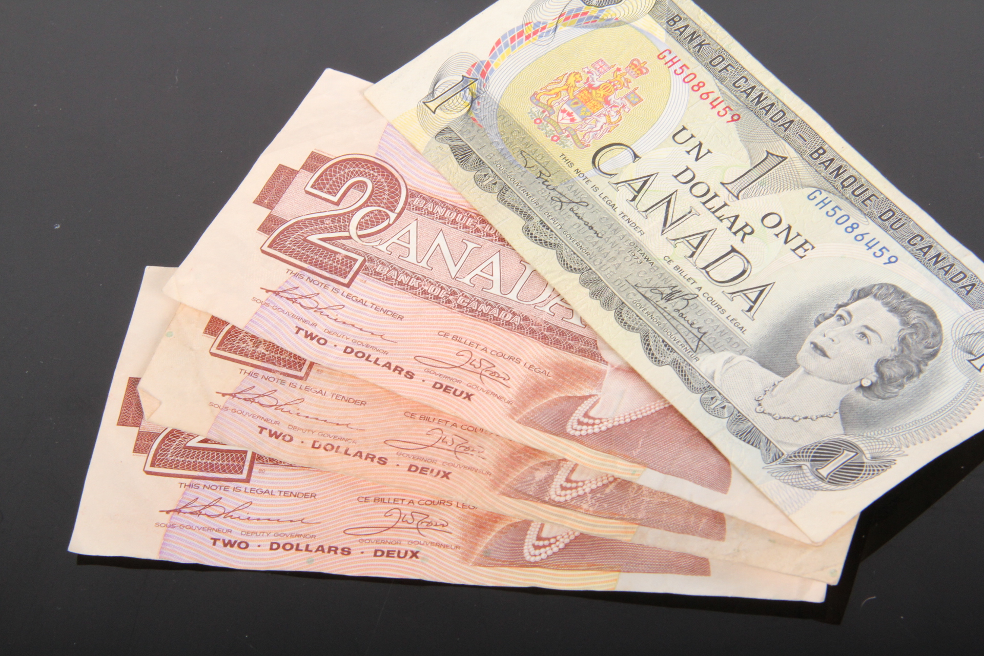 Vintage Canadian Coins and Currency