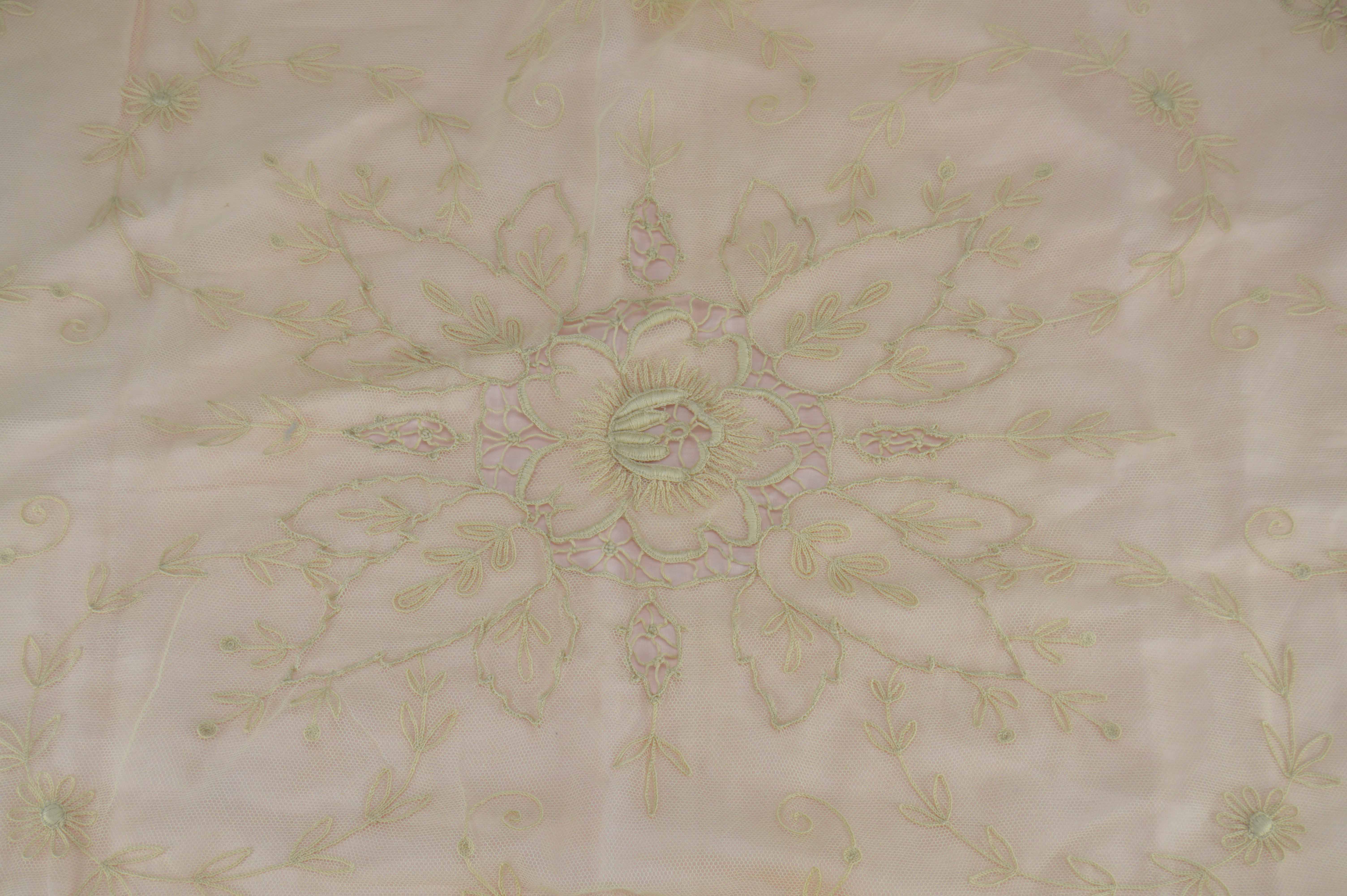 Vintage Pink Pillow Case And Matching Pillow Sham