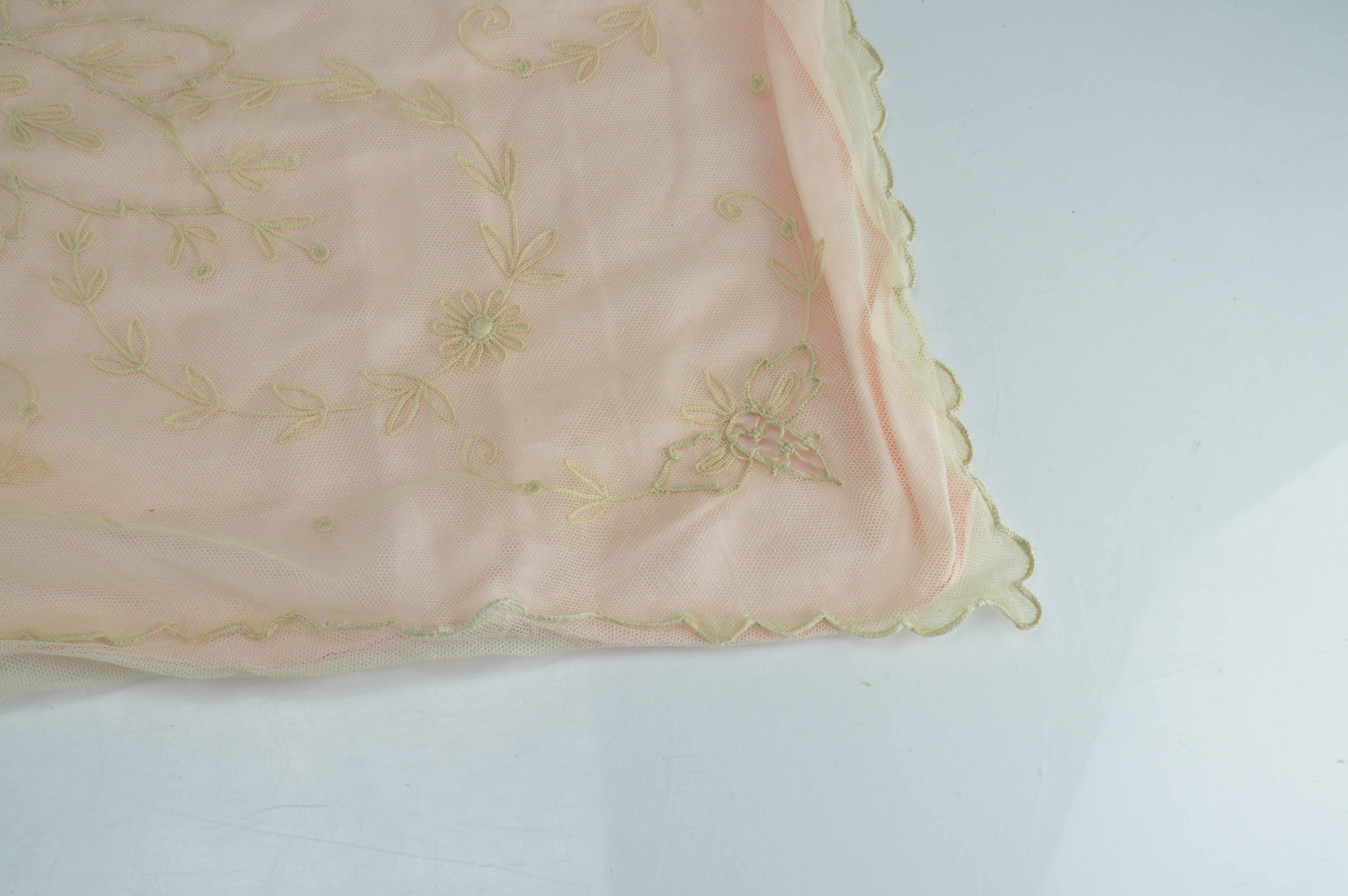 Vintage Pink Pillow Case And Matching Pillow Sham