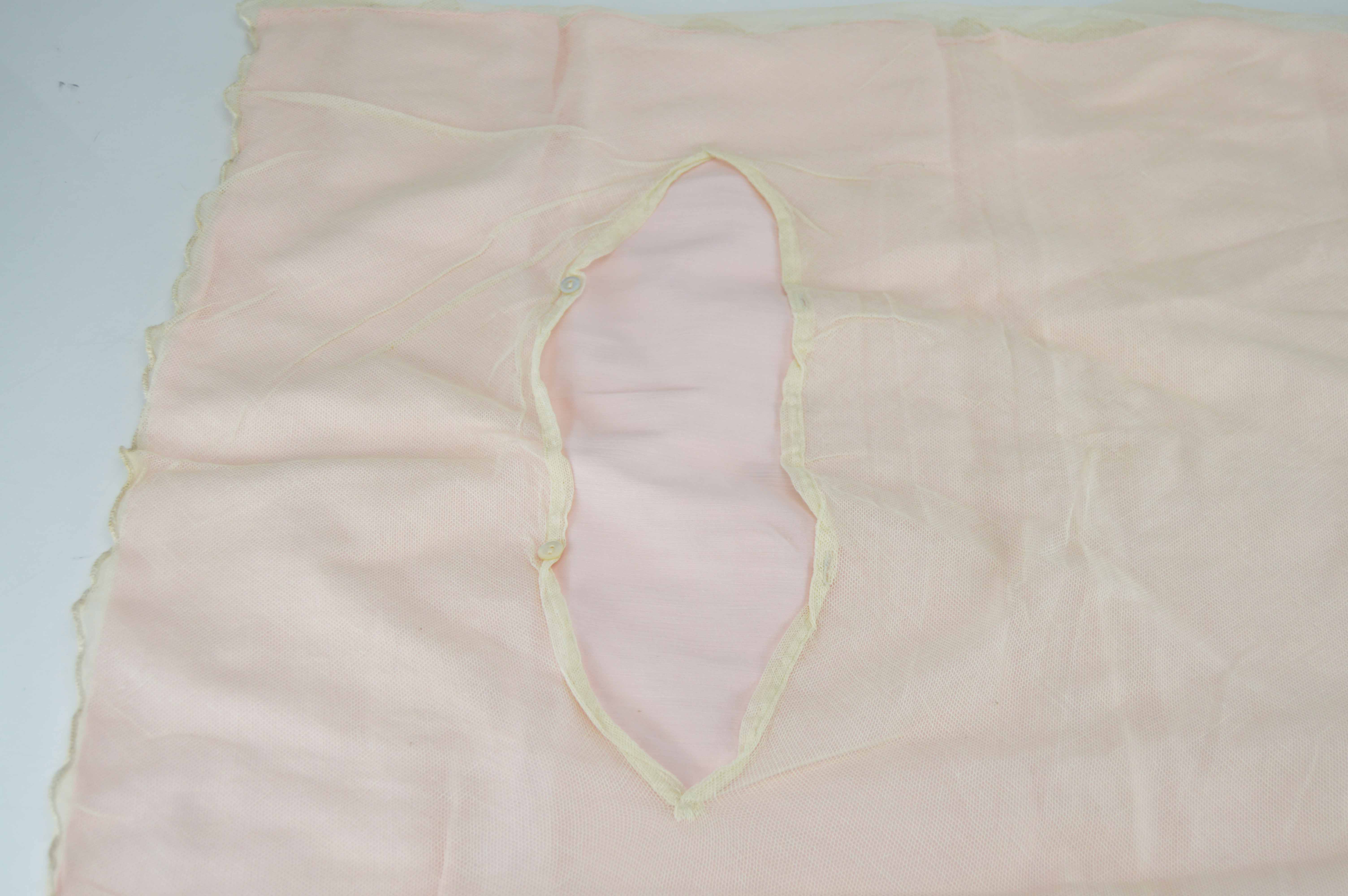 Vintage Pink Pillow Case And Matching Pillow Sham