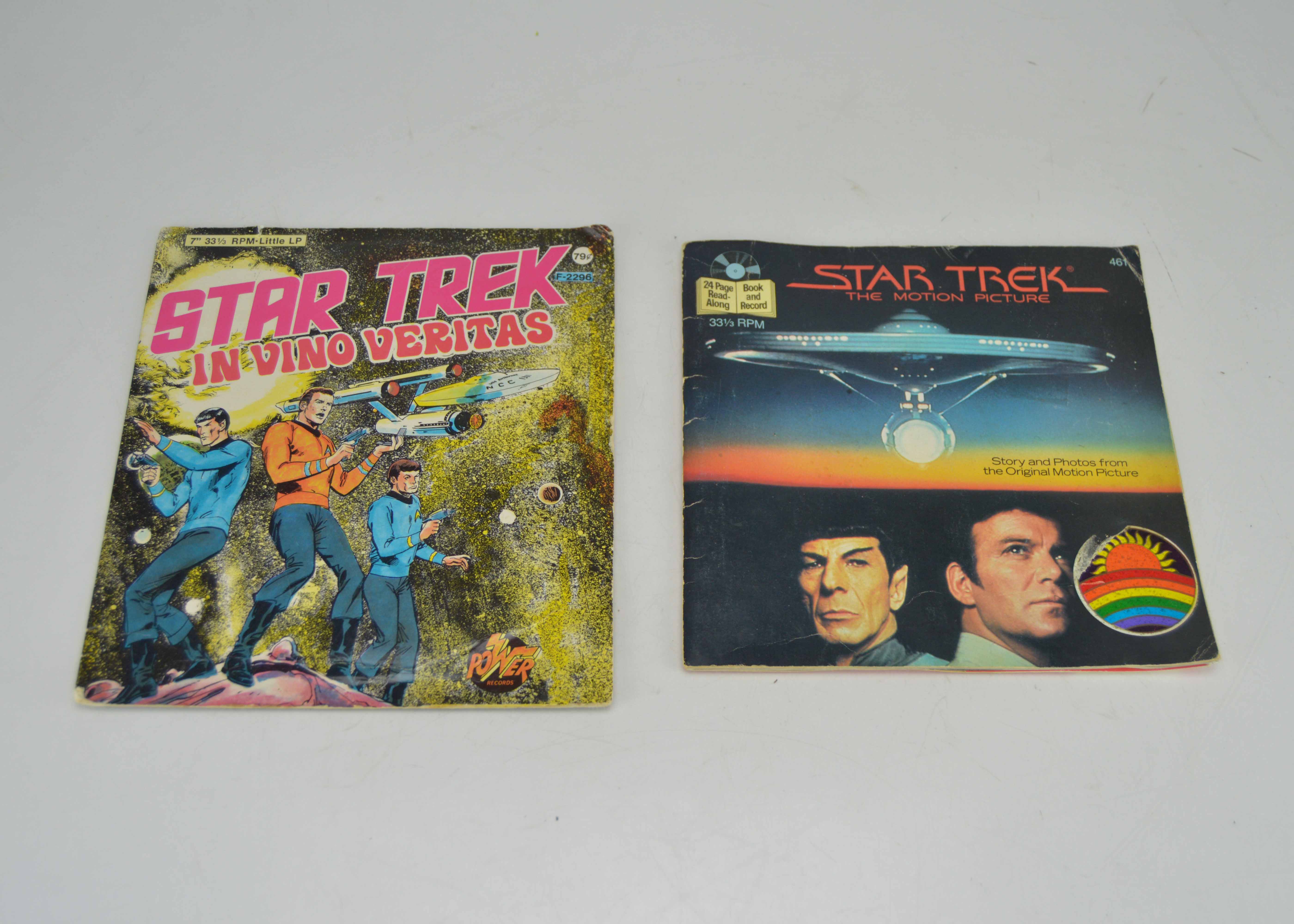 Vintage Star Trek Read Along Booklet and 33 1/2 LP