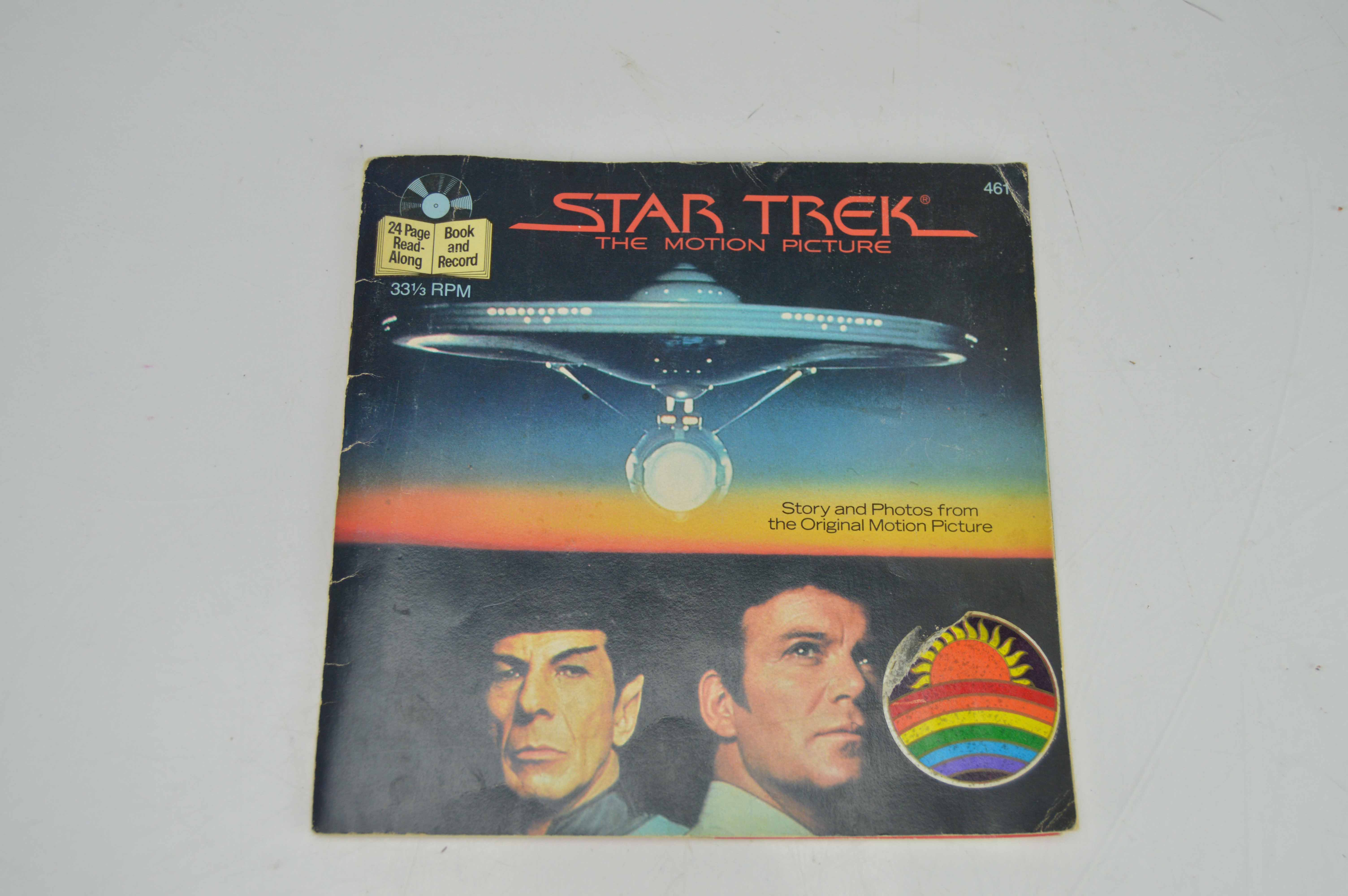 Vintage Star Trek Read Along Booklet and 33 1/2 LP