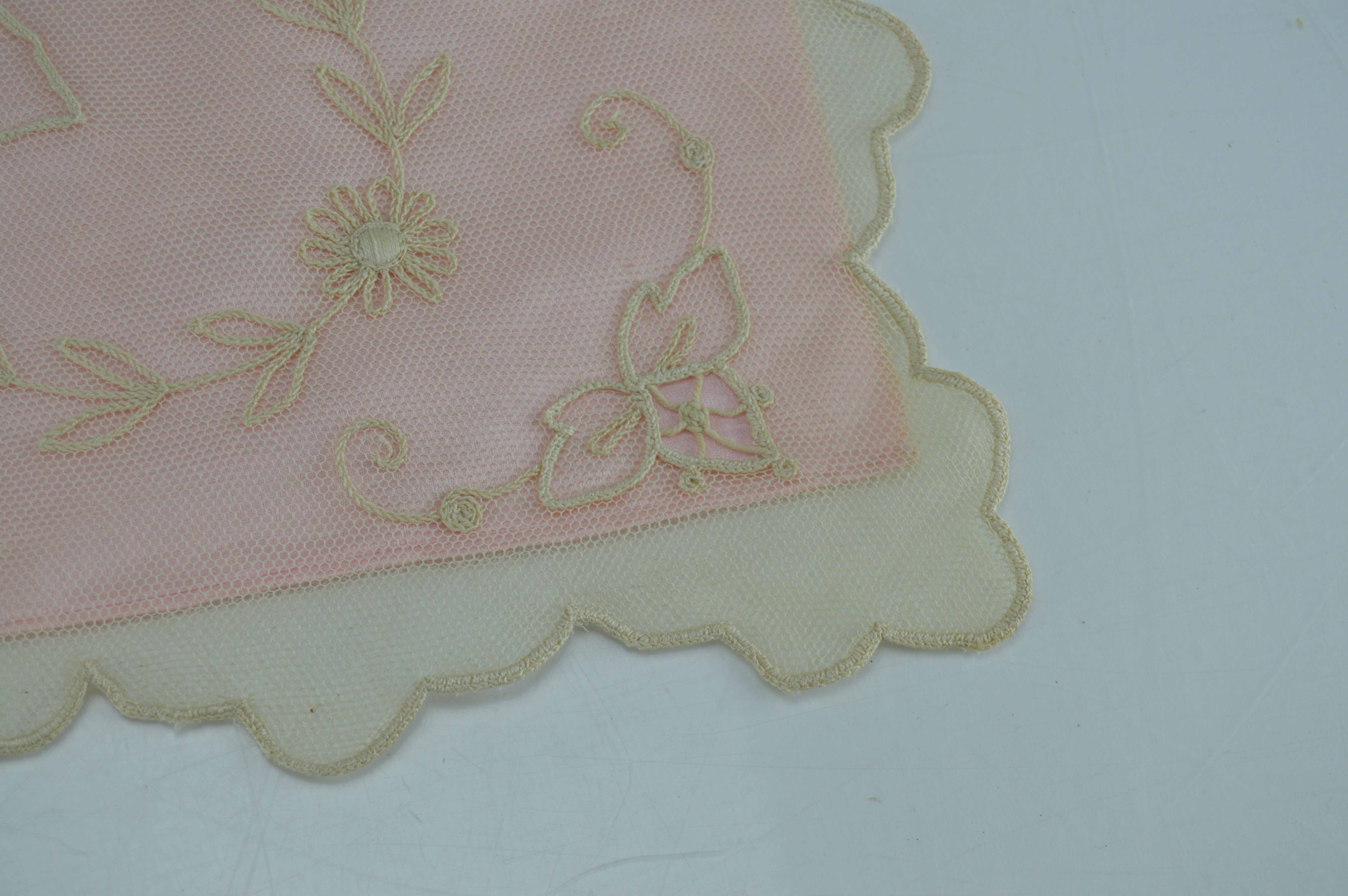 Vintage Pink Pillow Case And Matching Pillow Sham