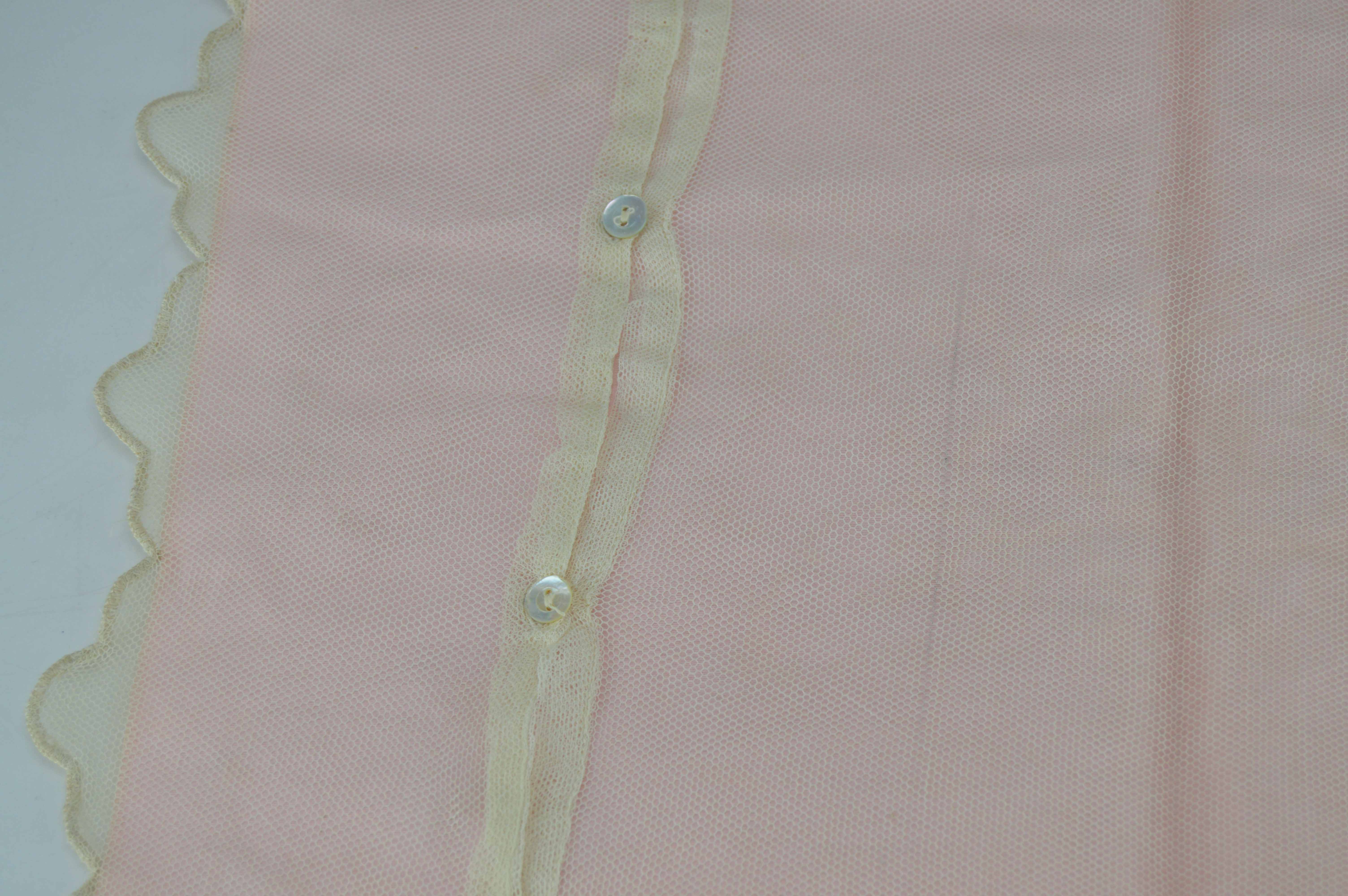 Vintage Pink Pillow Case And Matching Pillow Sham