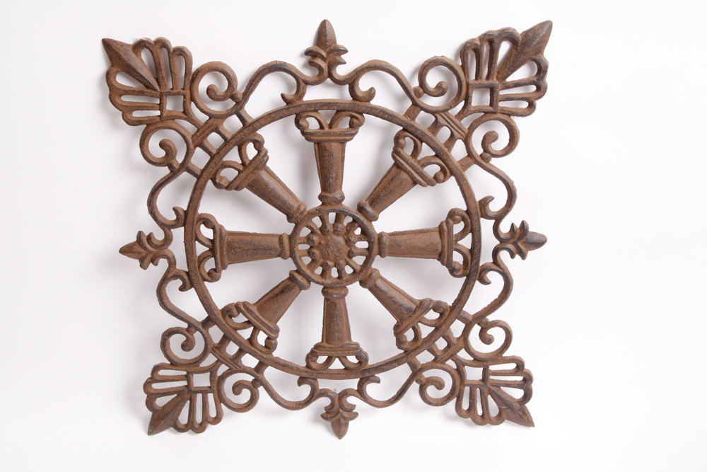 Decorative Household Assortment  Including an Antique Candlestick