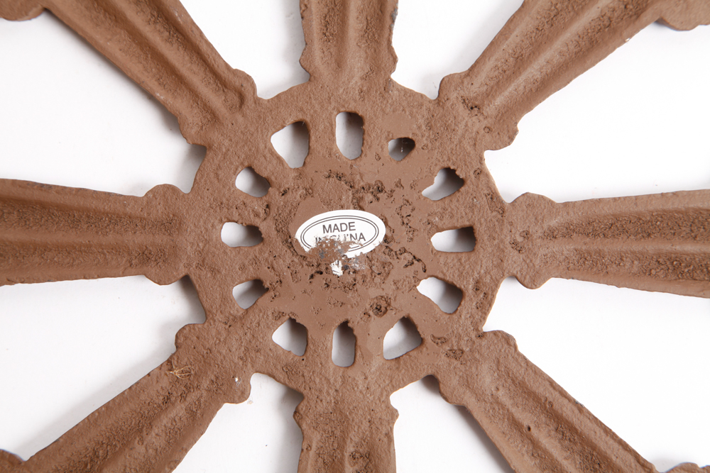 Decorative Household Assortment  Including an Antique Candlestick