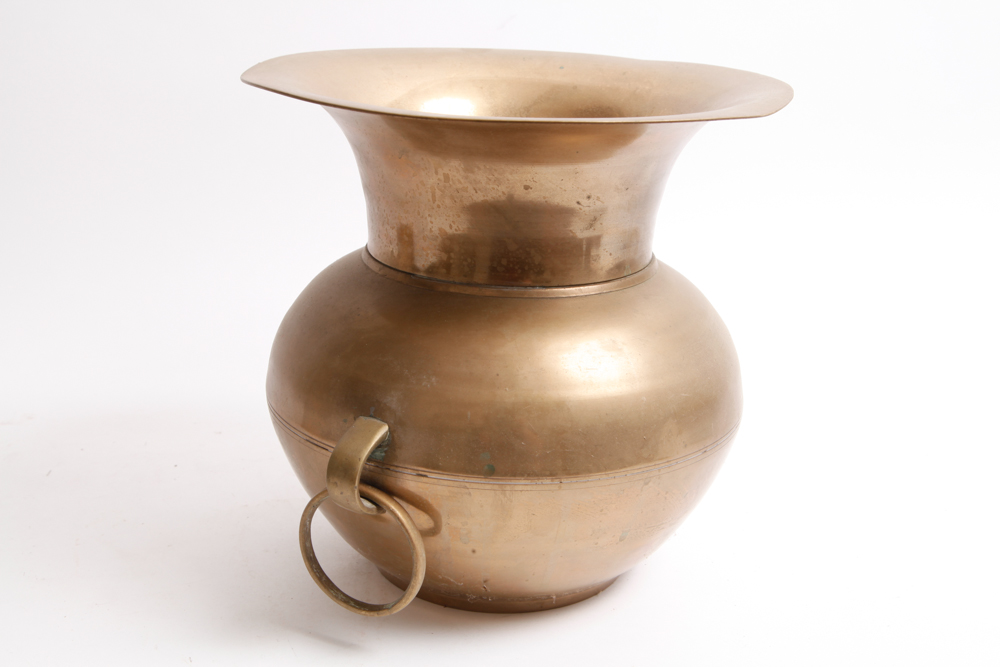 Decorative Household Assortment  Including an Antique Candlestick