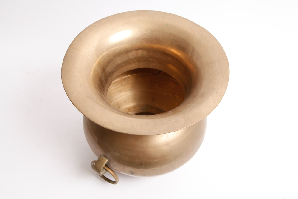 Decorative Household Assortment  Including an Antique Candlestick