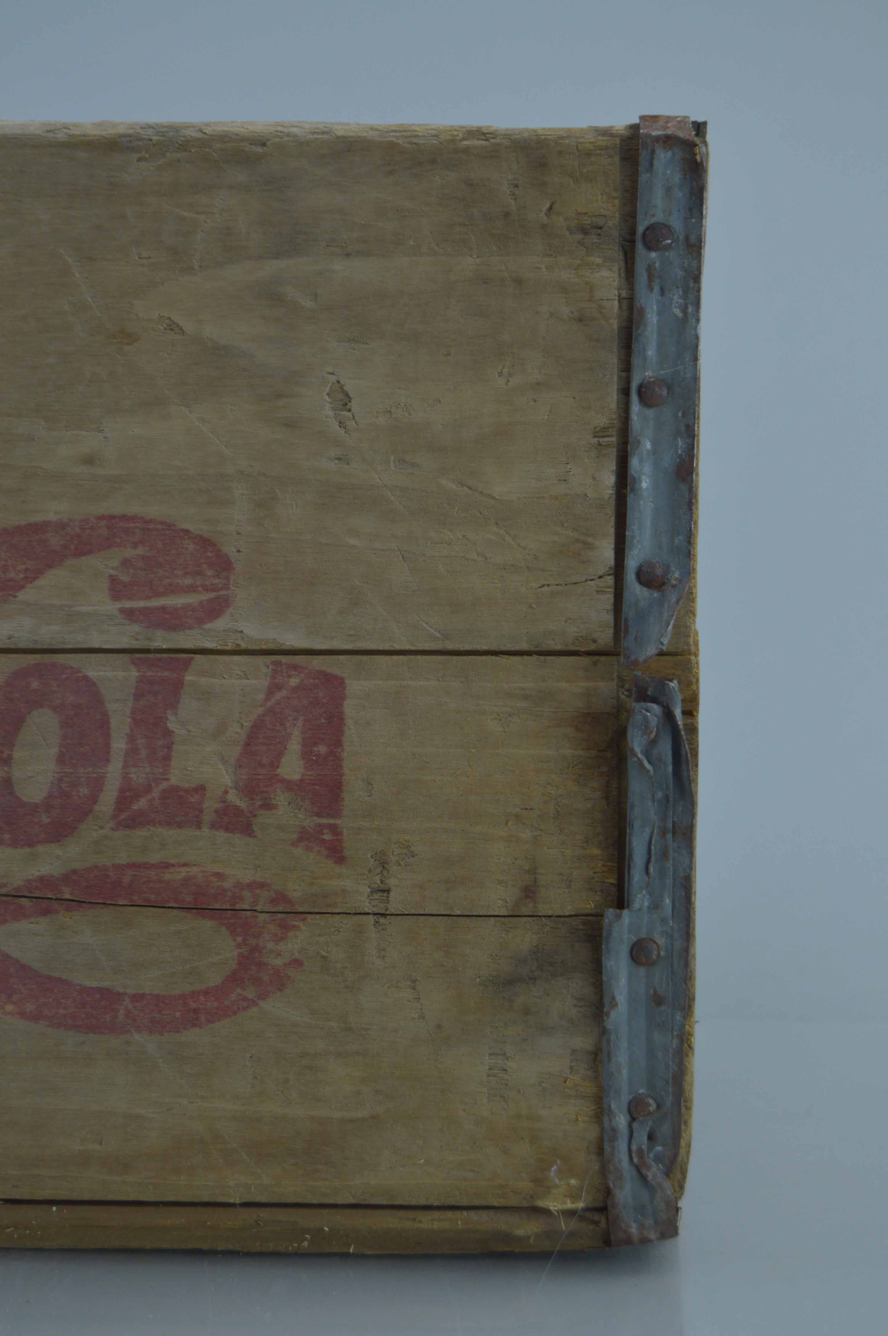 Assortment Of Vintage Wooden Crates With Advertisements