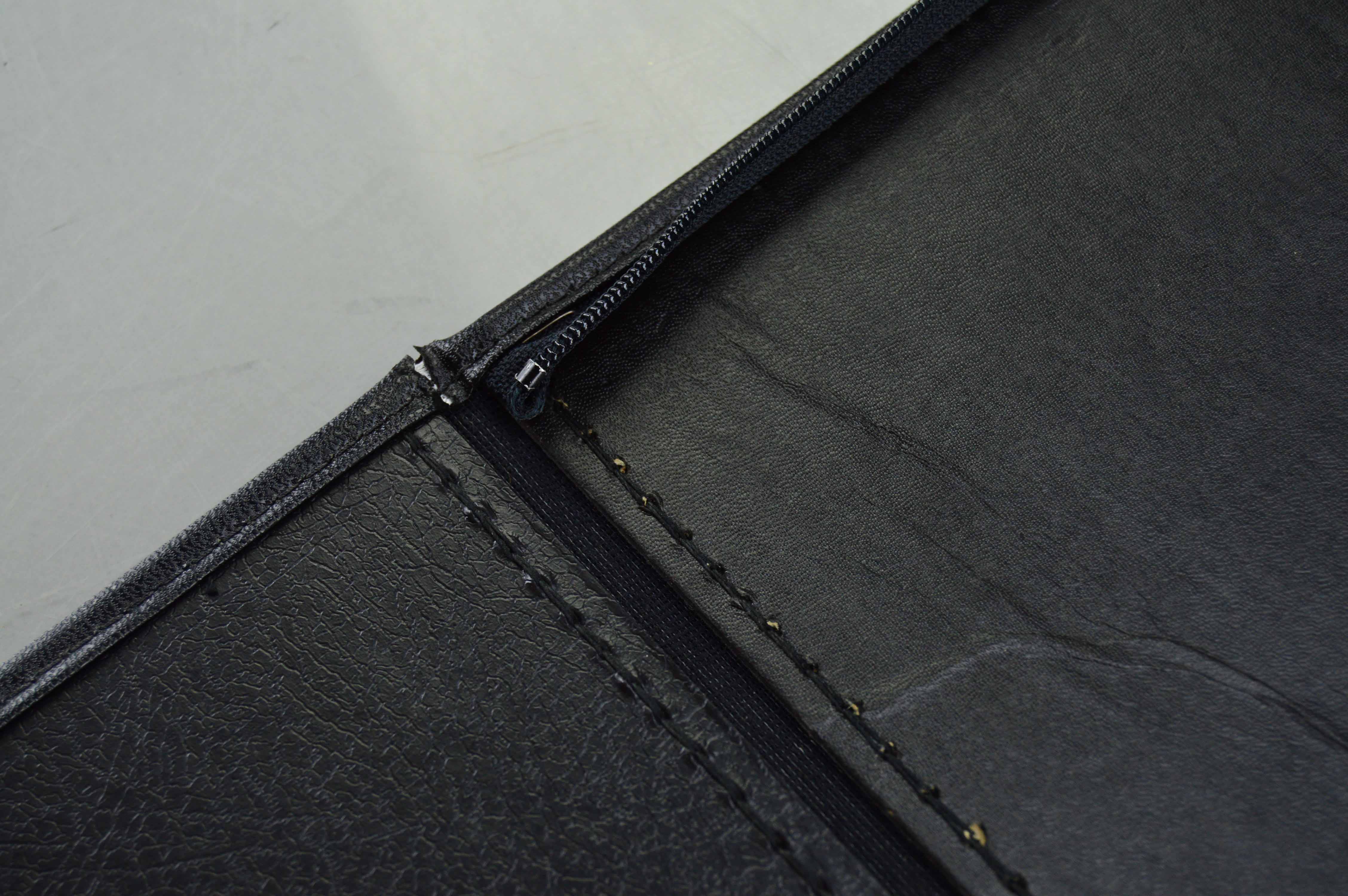 Faux Black Leather Jewelry Display Case