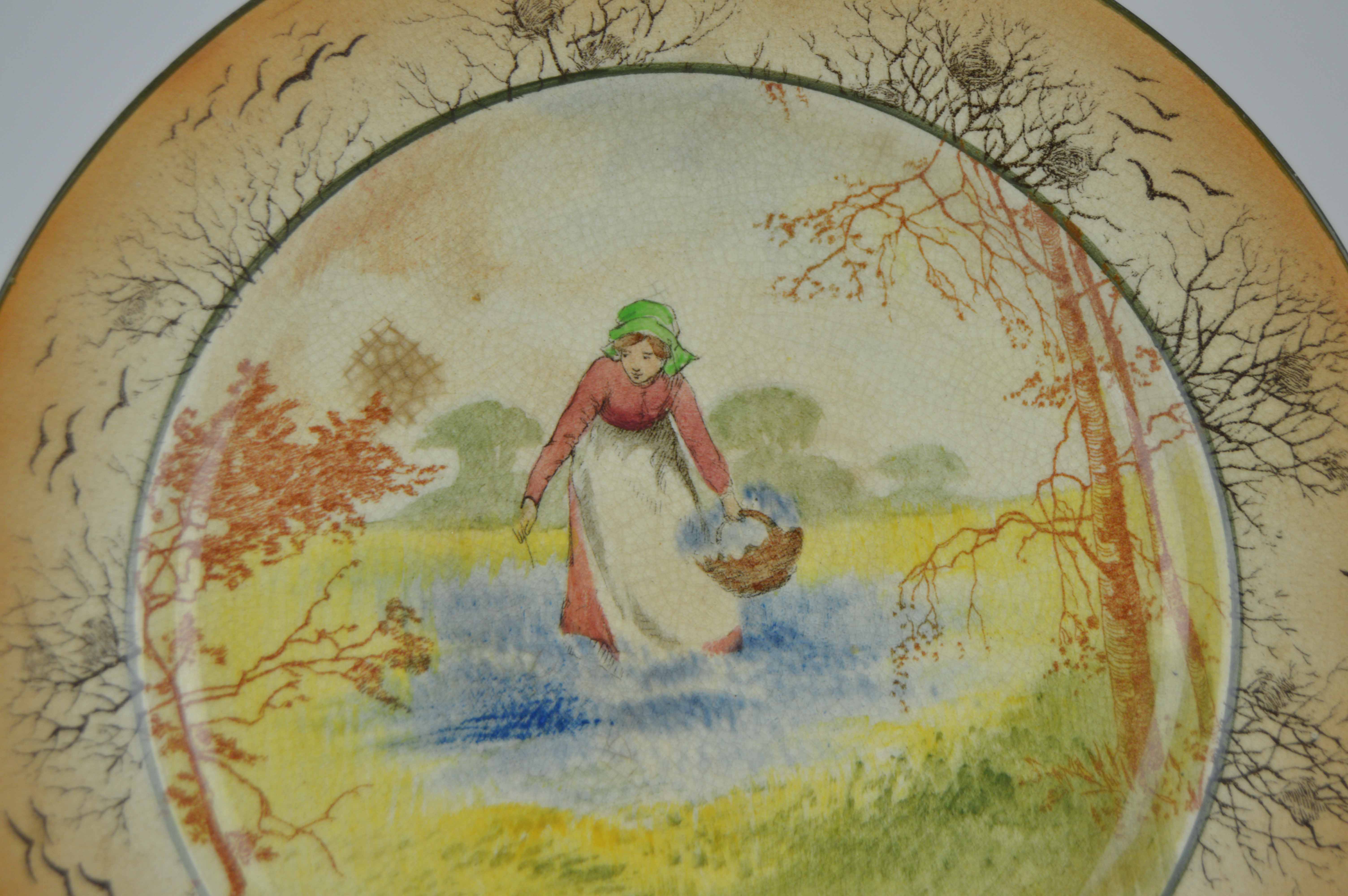 Antique Royal Doulton China Plates