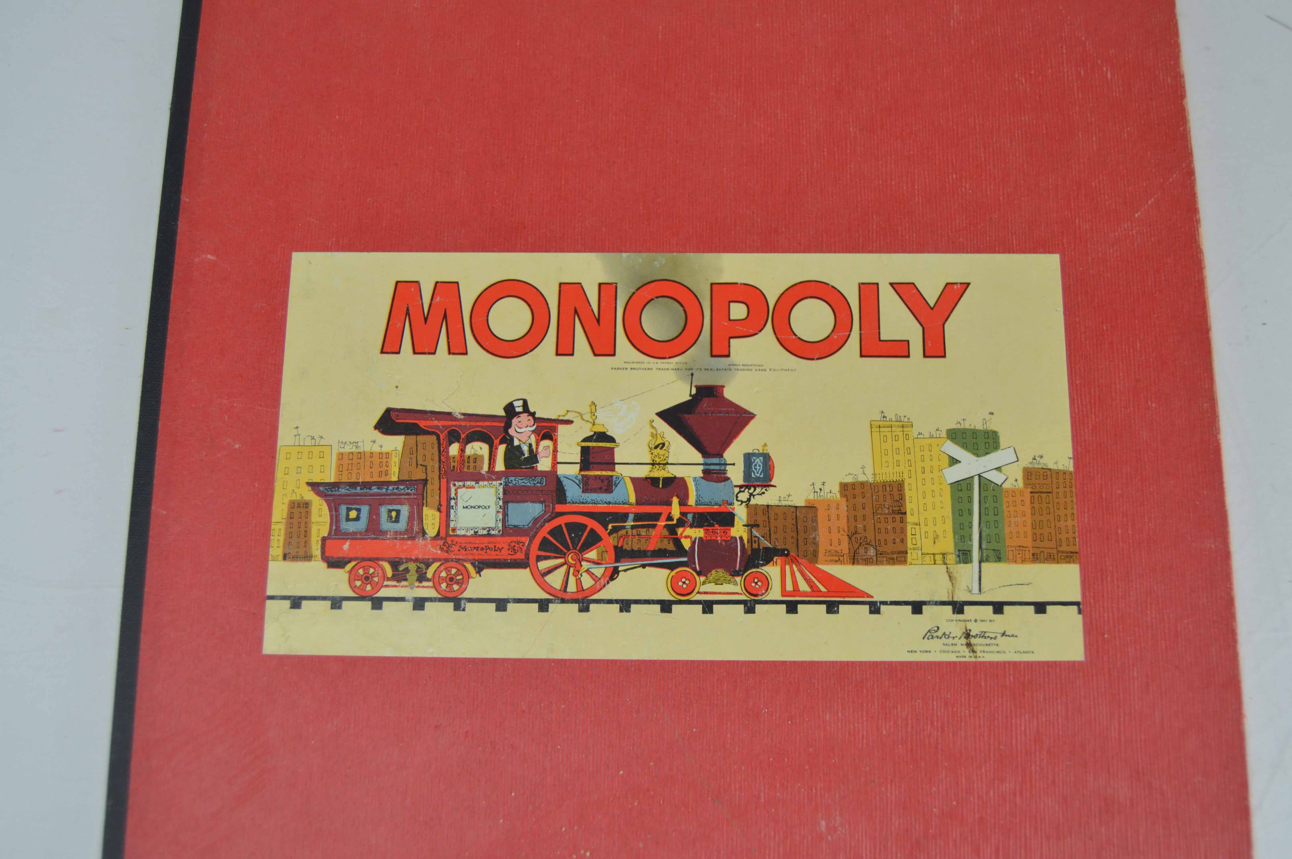 Vintage Parker Brothers Monopoly Game Circa 1961