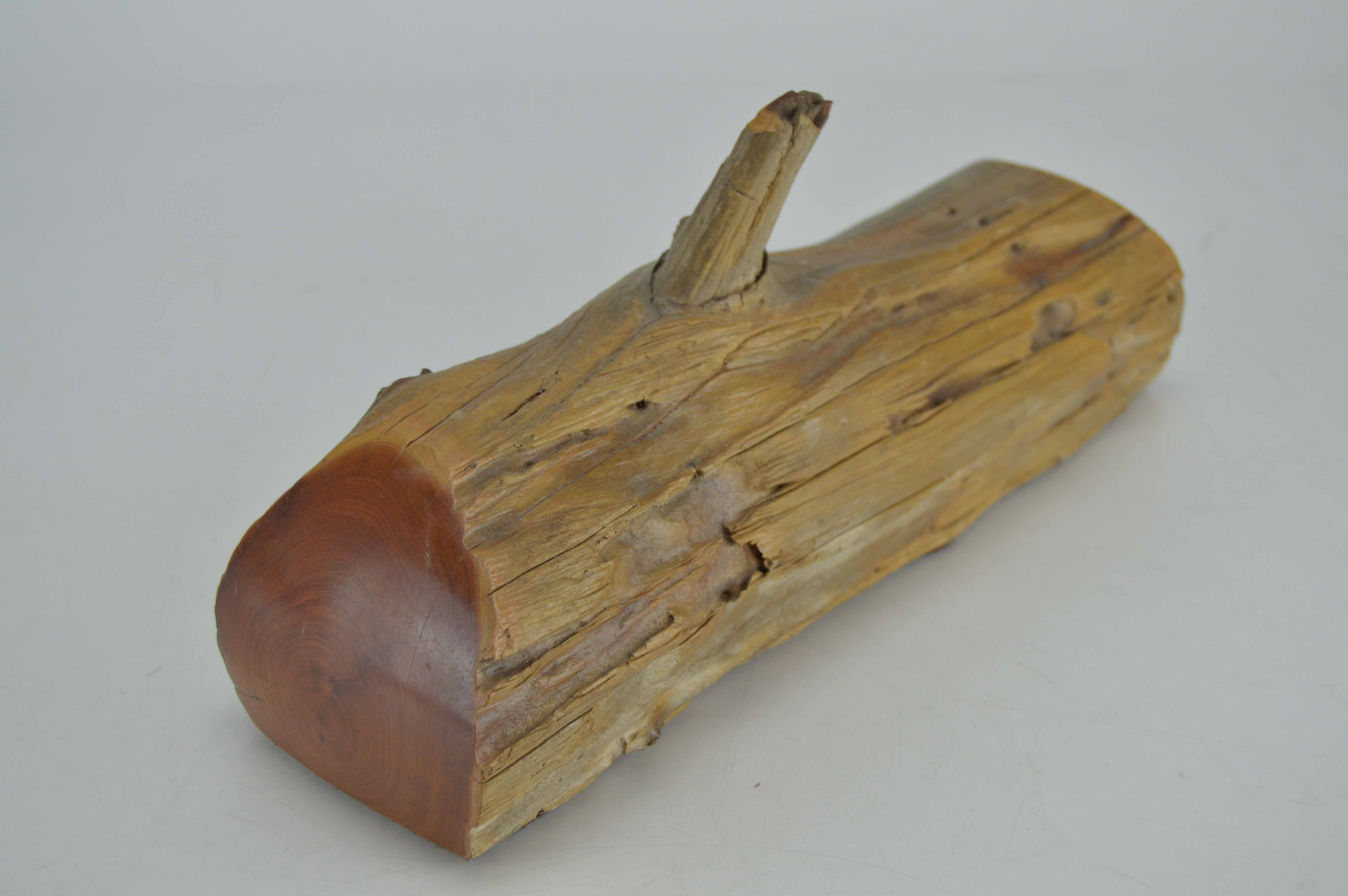 Unique Carved Tree Limb Two Drawer Jewelry Box