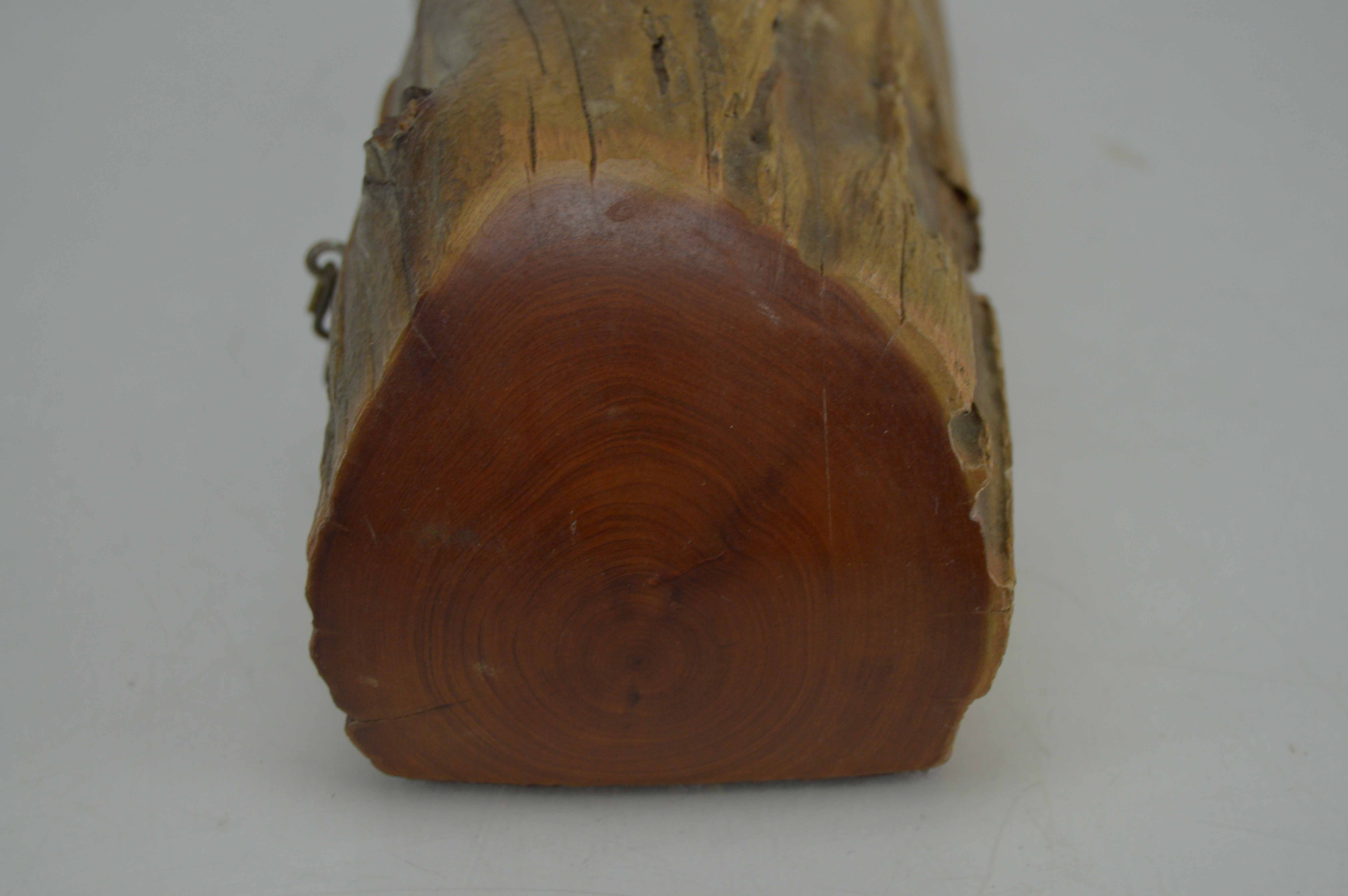 Unique Carved Tree Limb Two Drawer Jewelry Box