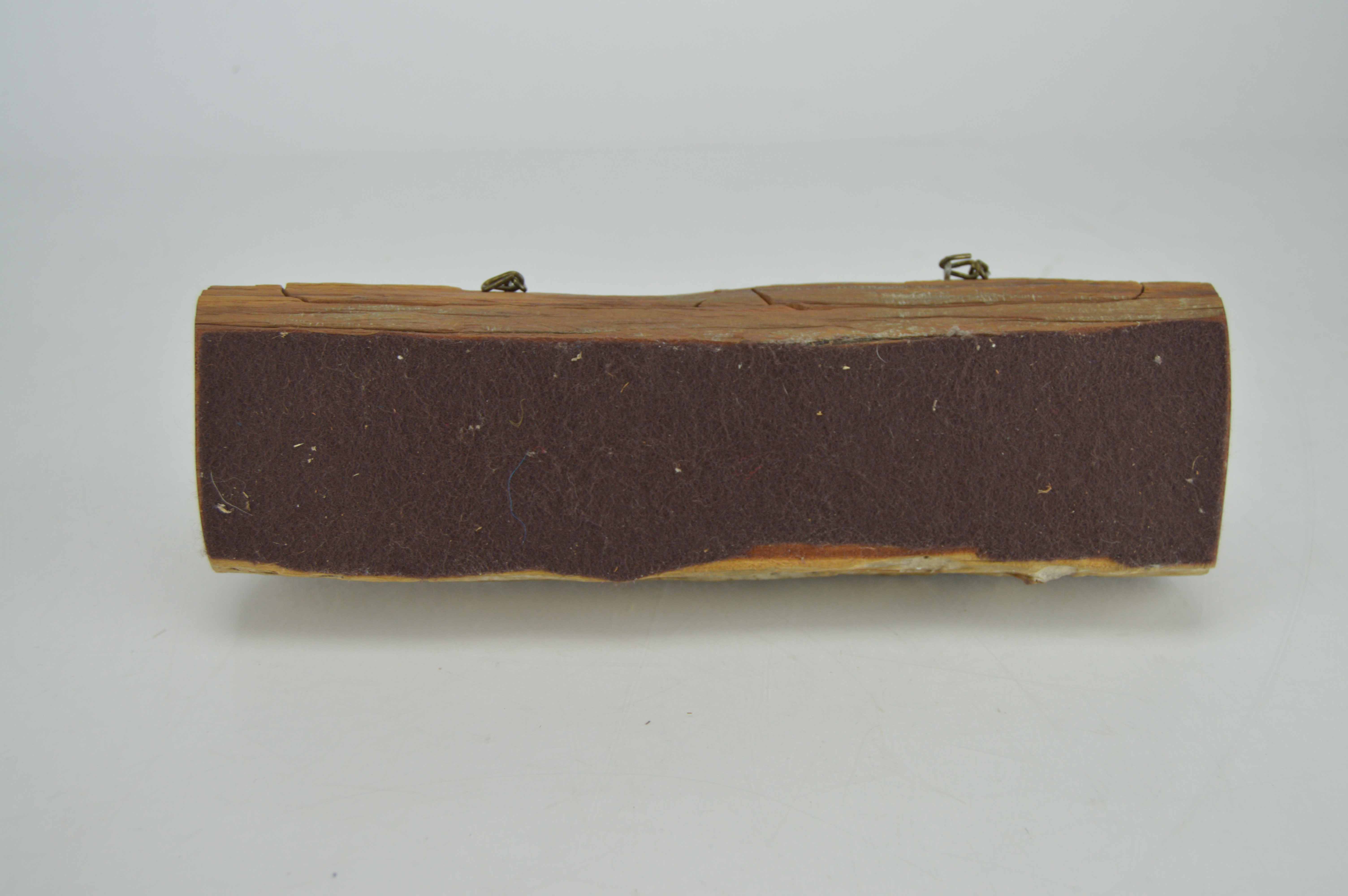 Unique Carved Tree Limb Two Drawer Jewelry Box