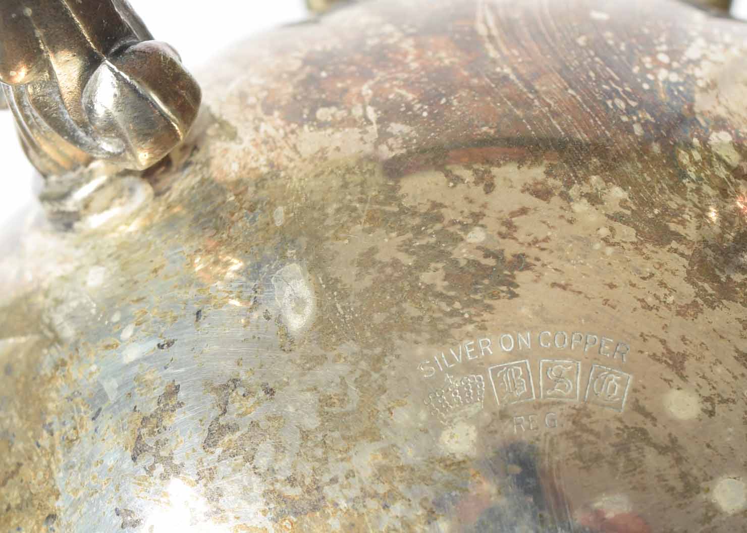 A Silverplate Coffee Urn with Stand and Warmer