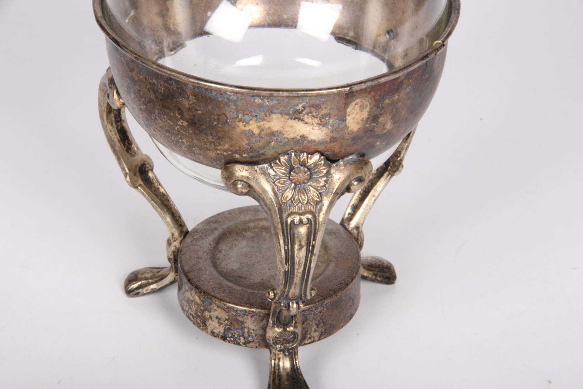 Vintage Glass Coffee Pot With Warmer