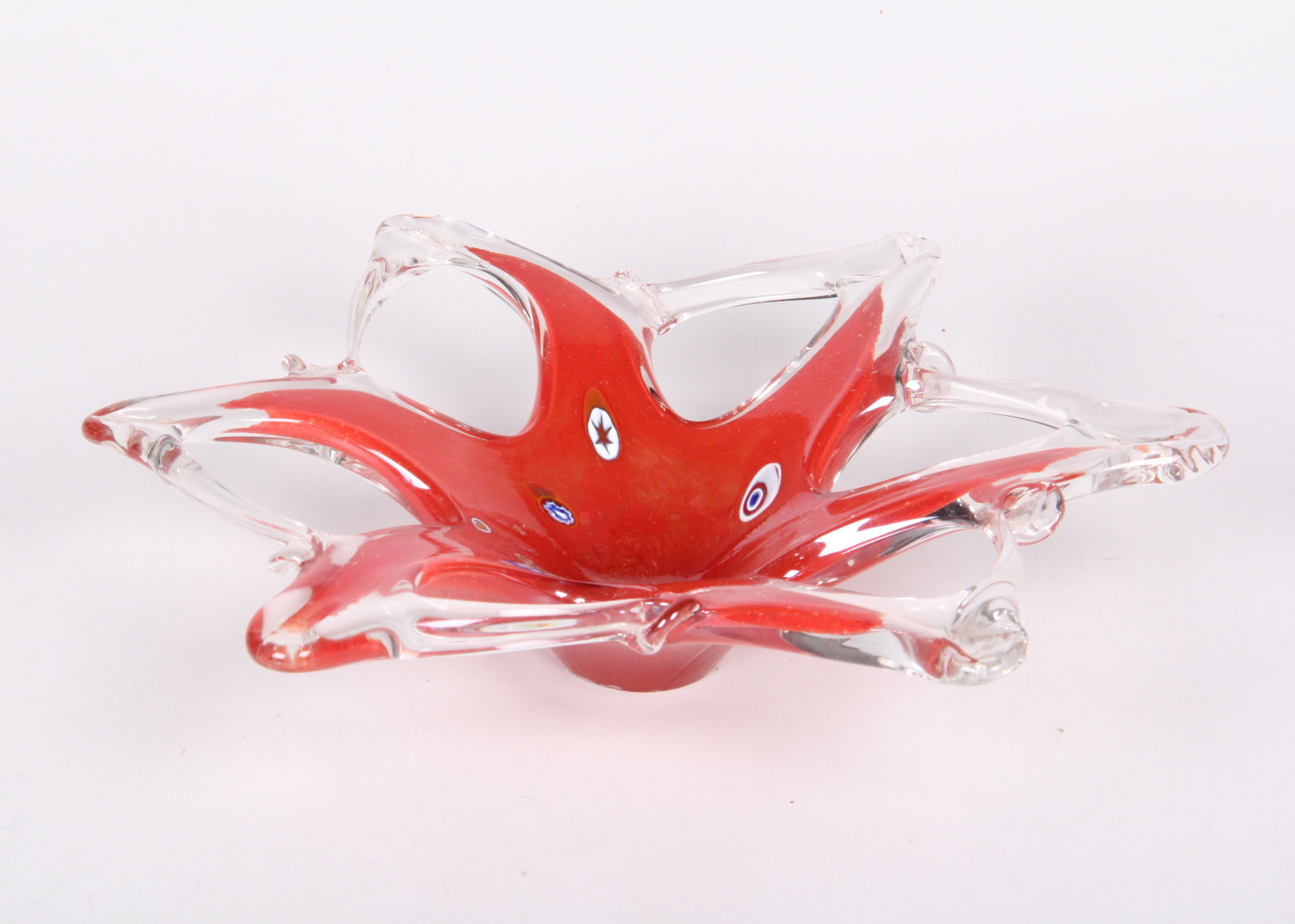 Italian Murano Millefiori Art Glass Bowl