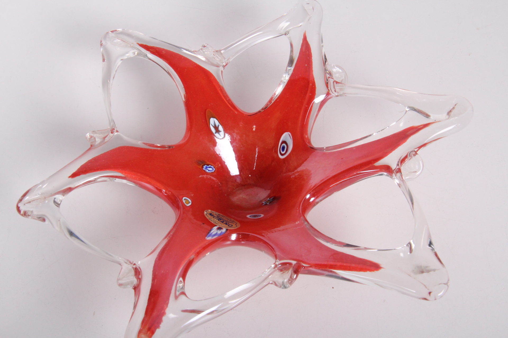 Italian Murano Millefiori Art Glass Bowl