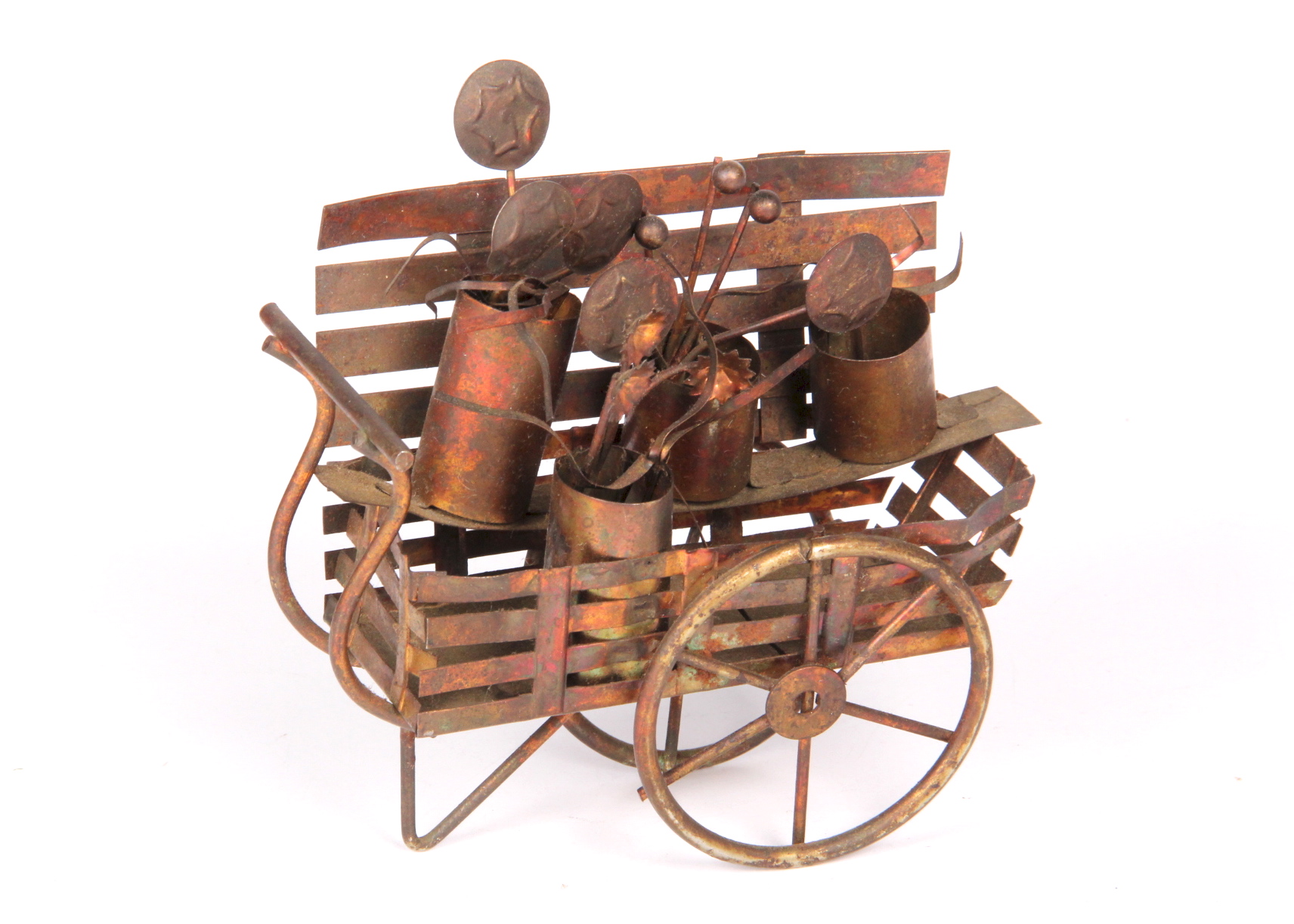 Copper Garden Cart