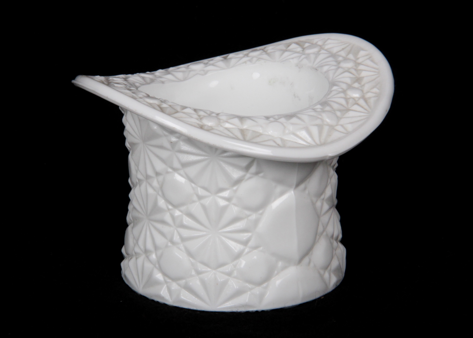 Indiana Milk Glass Top Hat