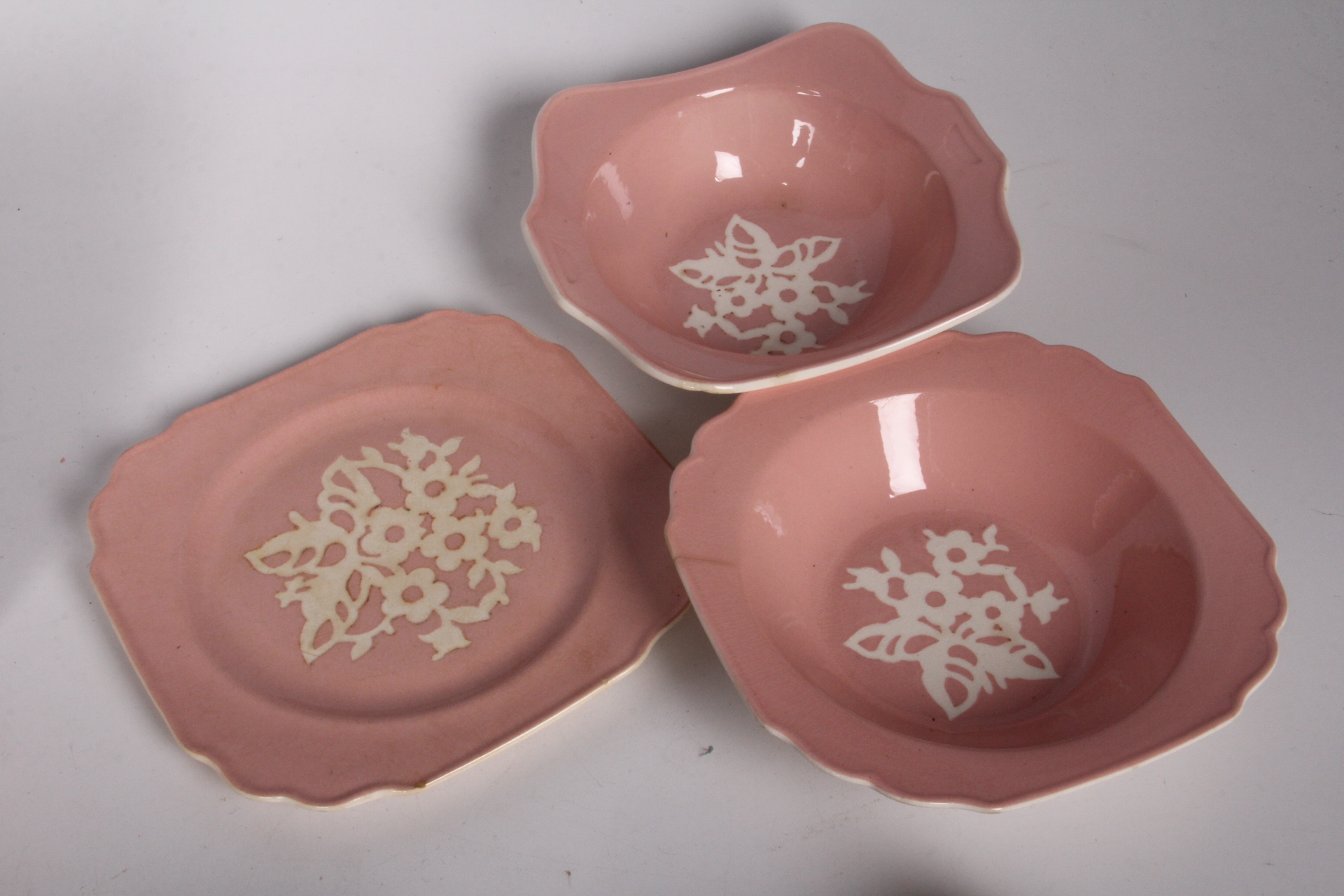 Vintage 1940s Harker Pink Cameron