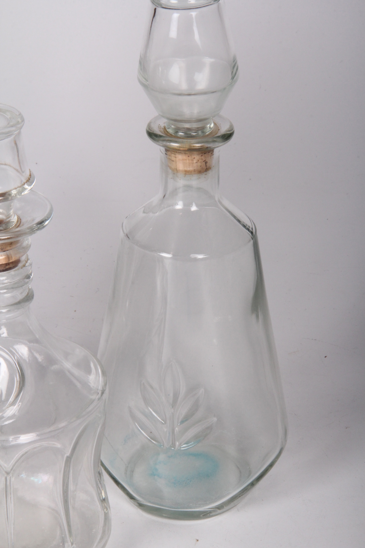 Glass Decanter Trio